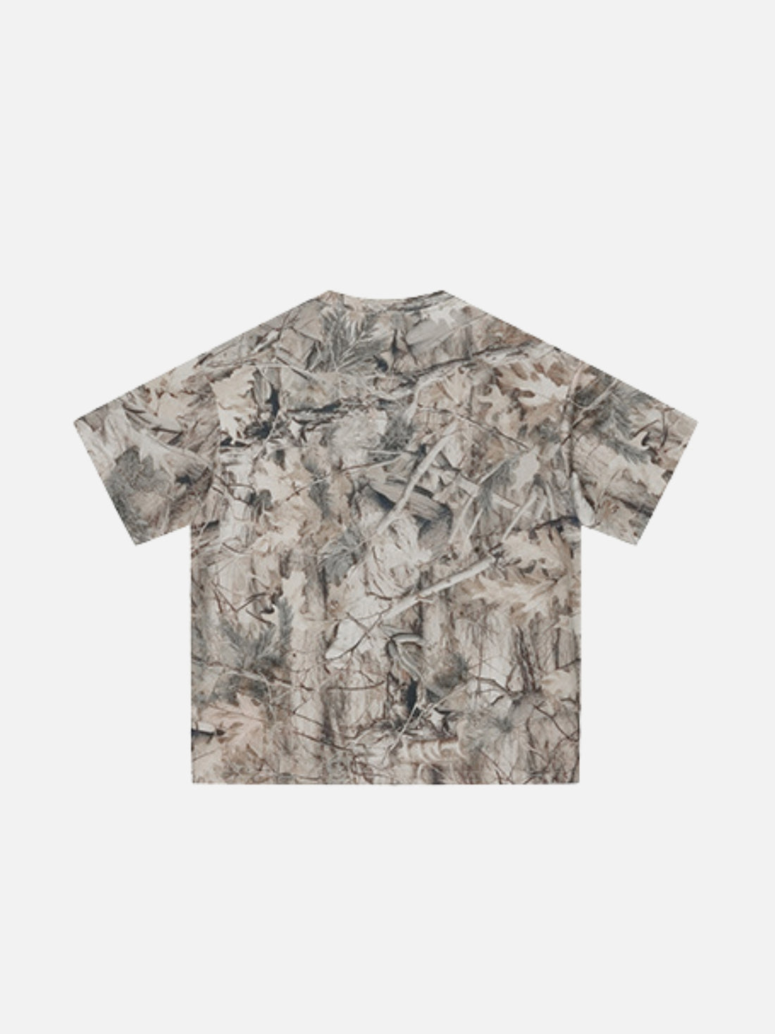 BRAVEE - Boxy Fit Embroidered T-shirt Camo | Teenwear.eu