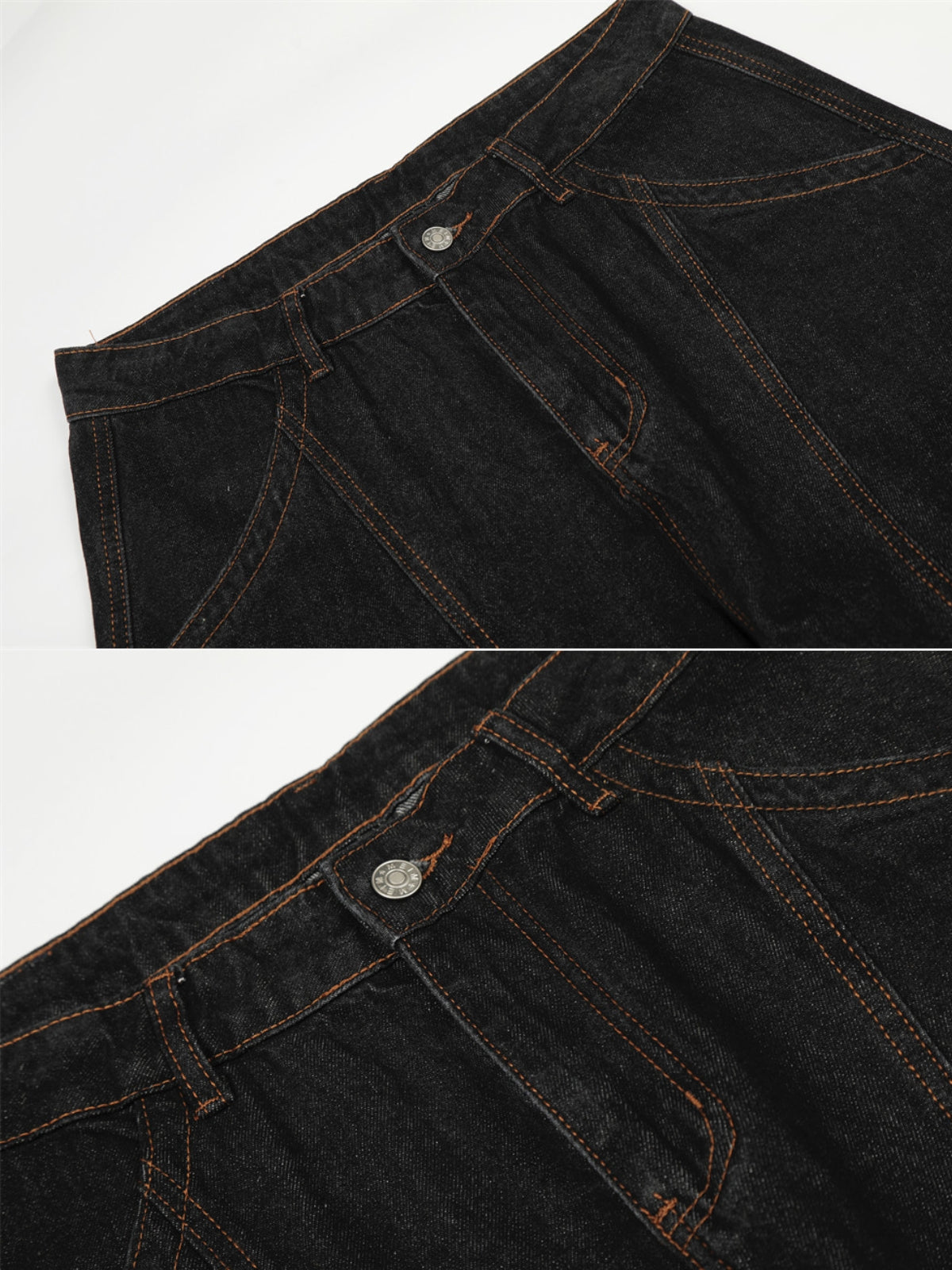 GØTHLI - Baggy Embroidered Jeans