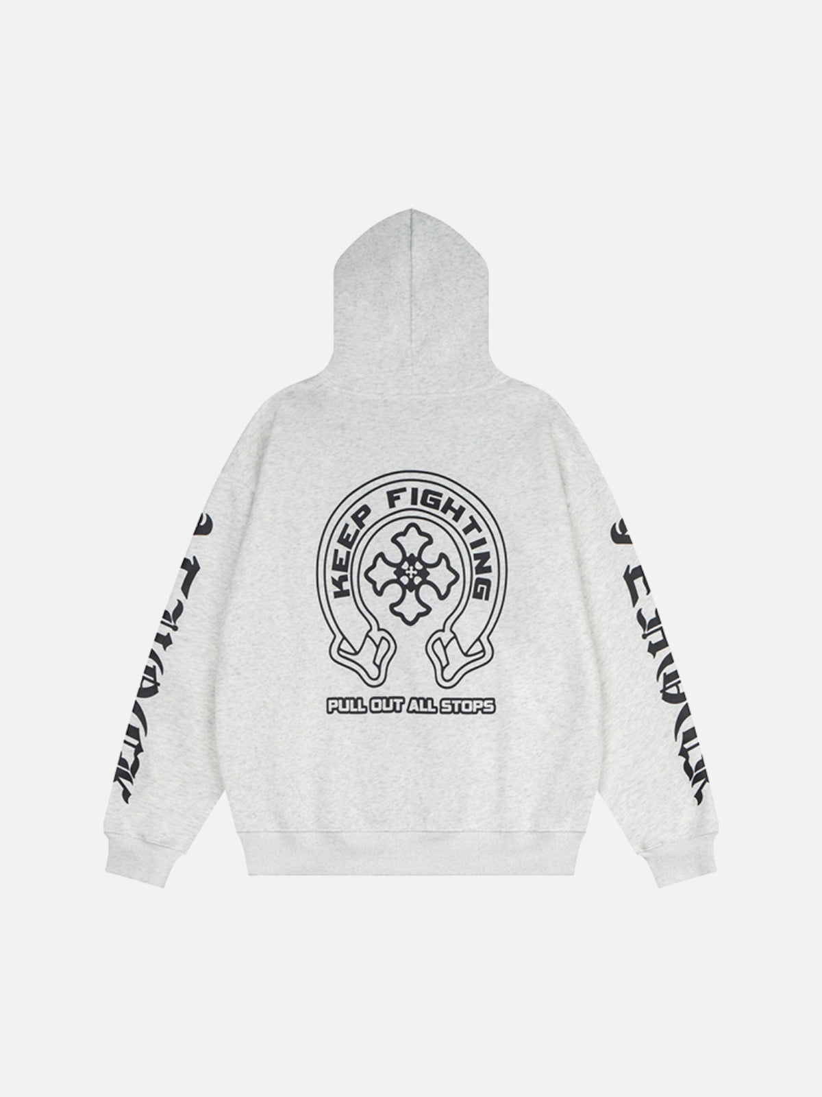 WILDER - Oversized Leopard Zip Up Hoodie