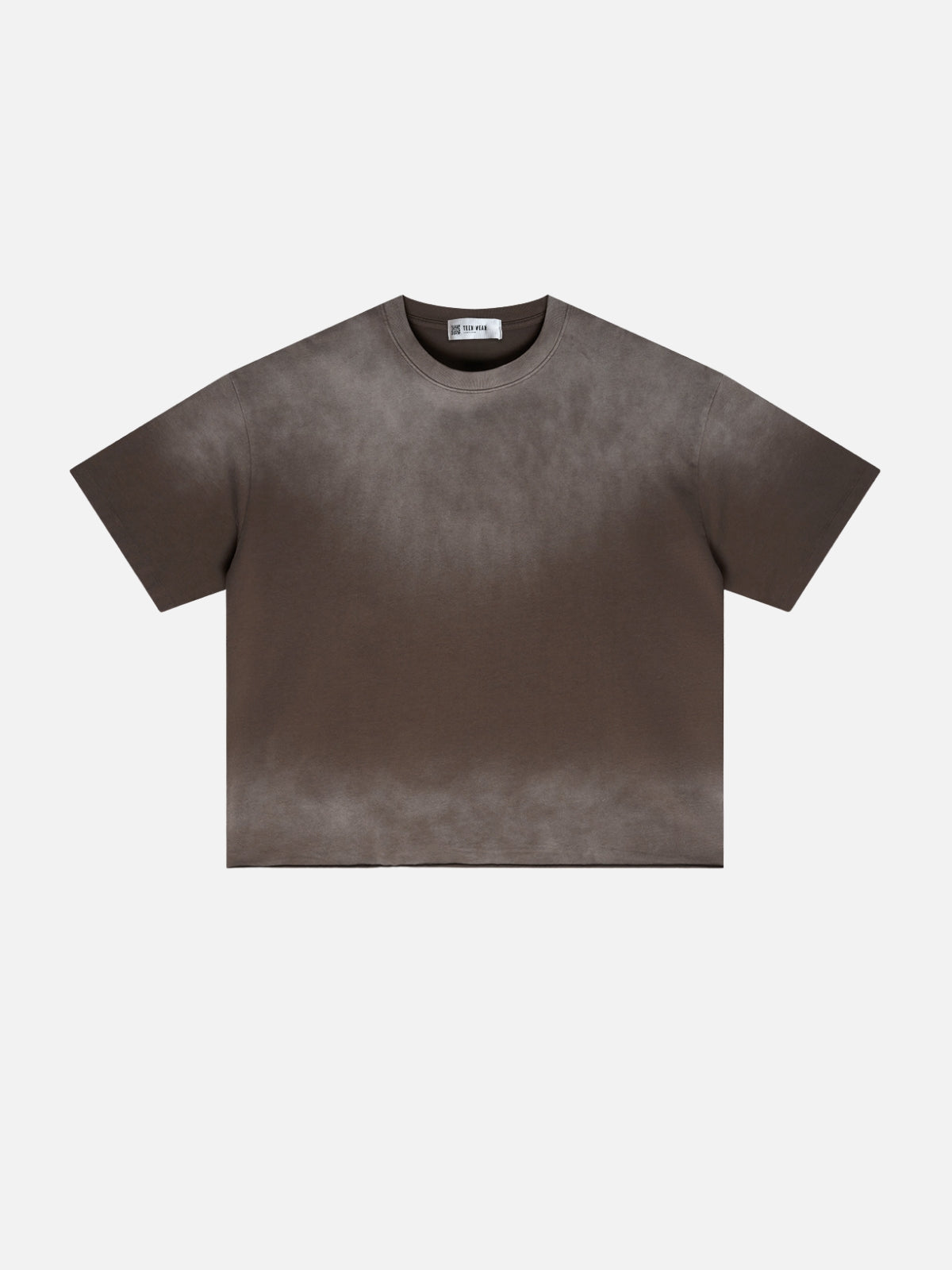 HUEY - Boxy Fit Print T-shirt Brown | Teenwear.eu