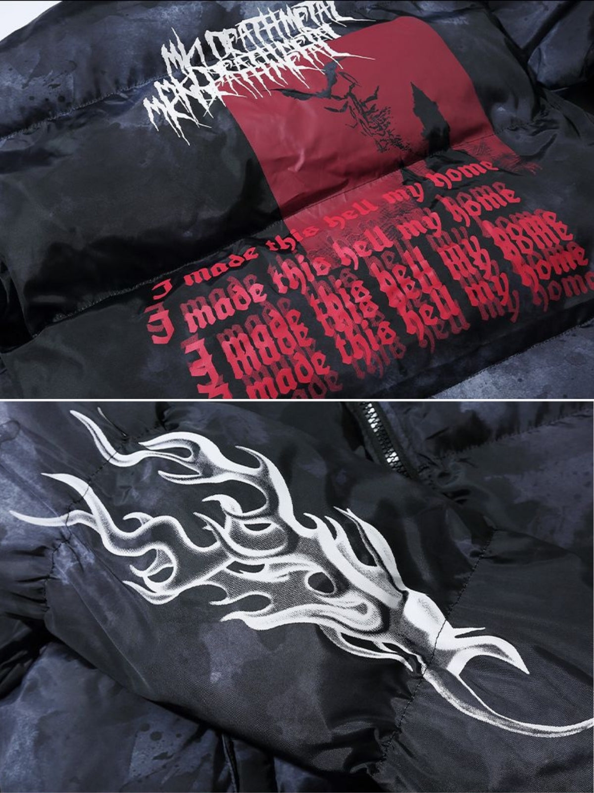 DREATH - Puffer Graphic Jacket | Teenwear.eu