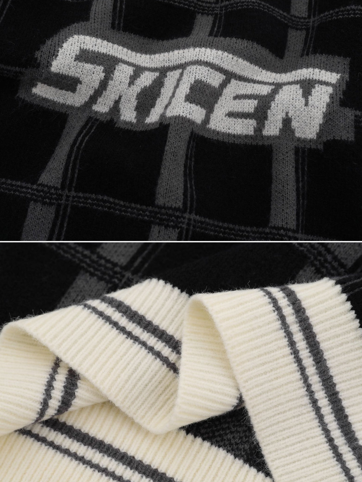 GRIDDO - Oversized Graphic Sweater | Teenwear.eu