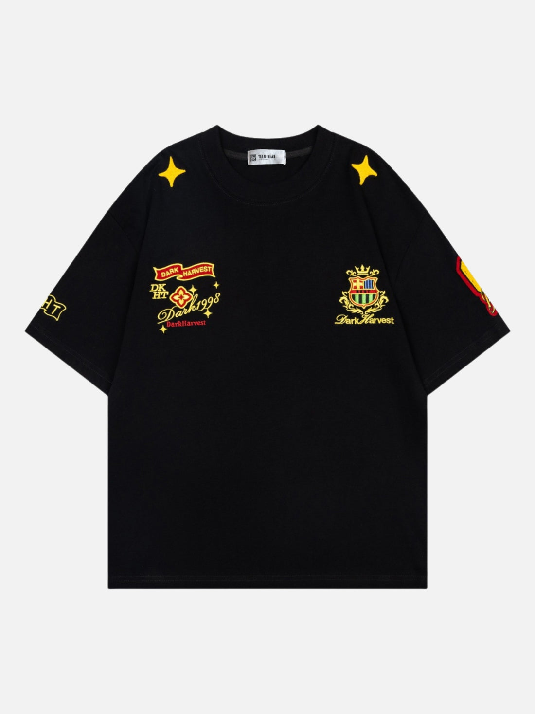 DARKVESTY - Oversized Graphic T-shirt Black | Teenwear.eu