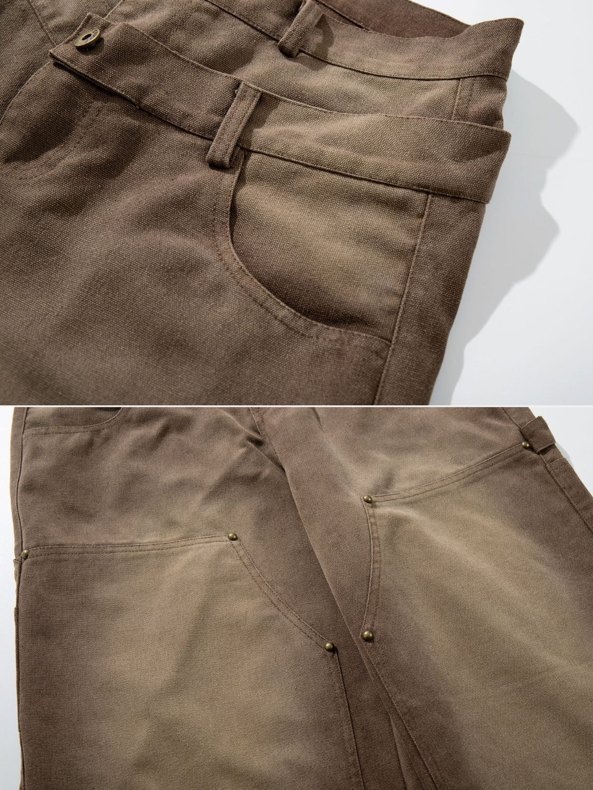 DOUBBLY - Double Patchwork Basic Baggy Jeans | Teenwear.eu