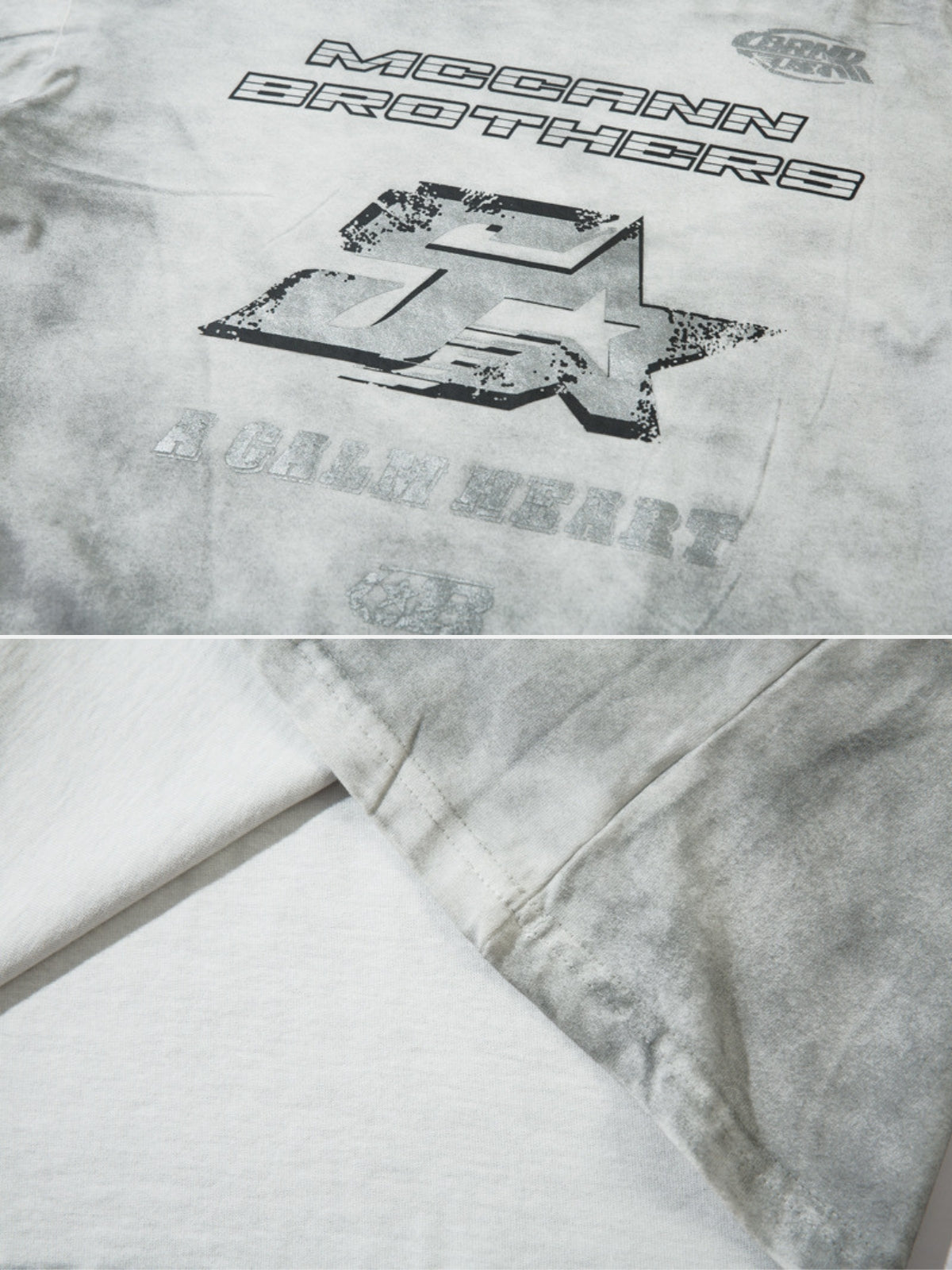 CALM HEART - Oversized Print Long Sleeve T-shirt | TEENWEAR.EU