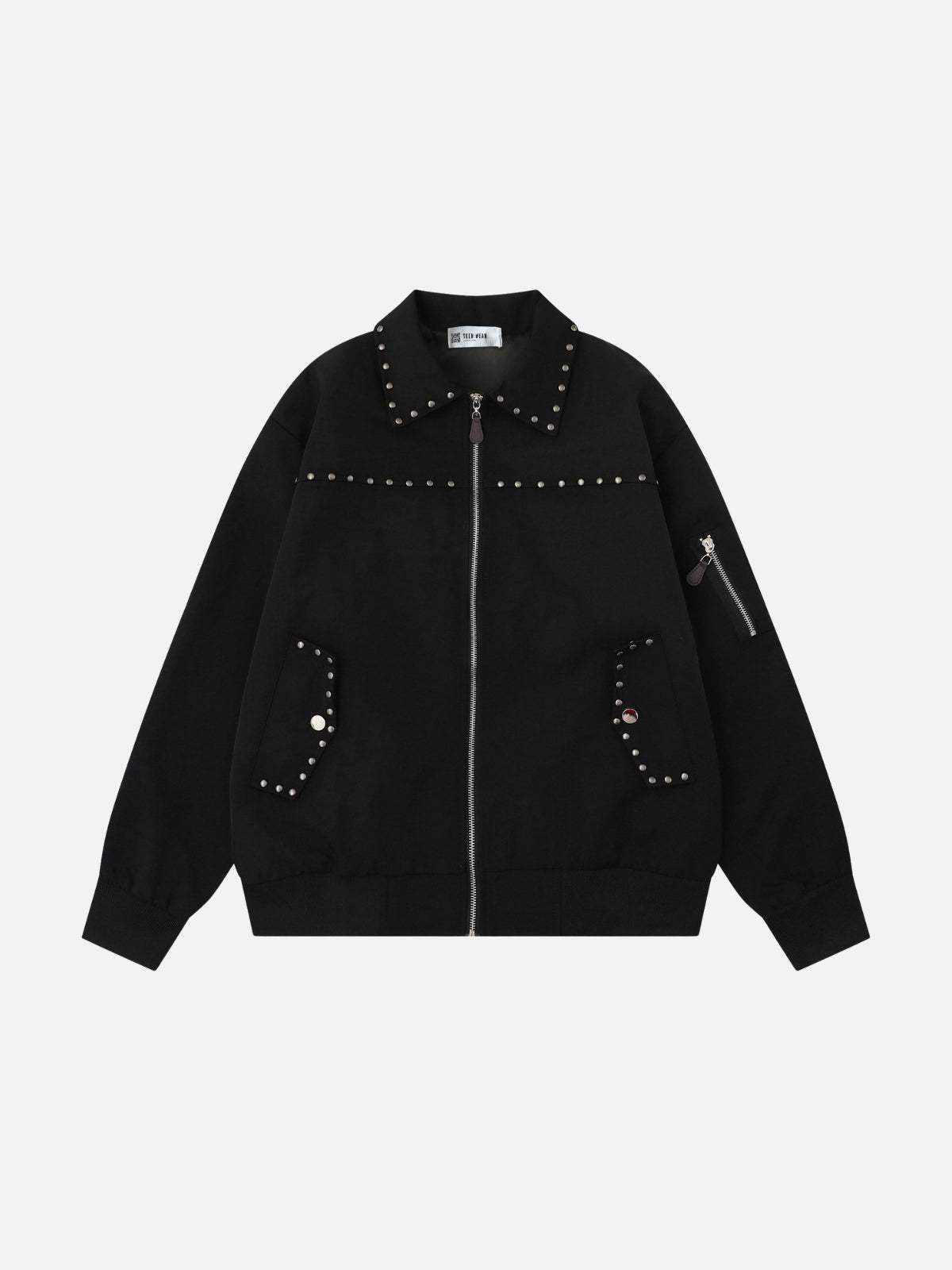 STUDSY - Oversized Embroidered Jacket