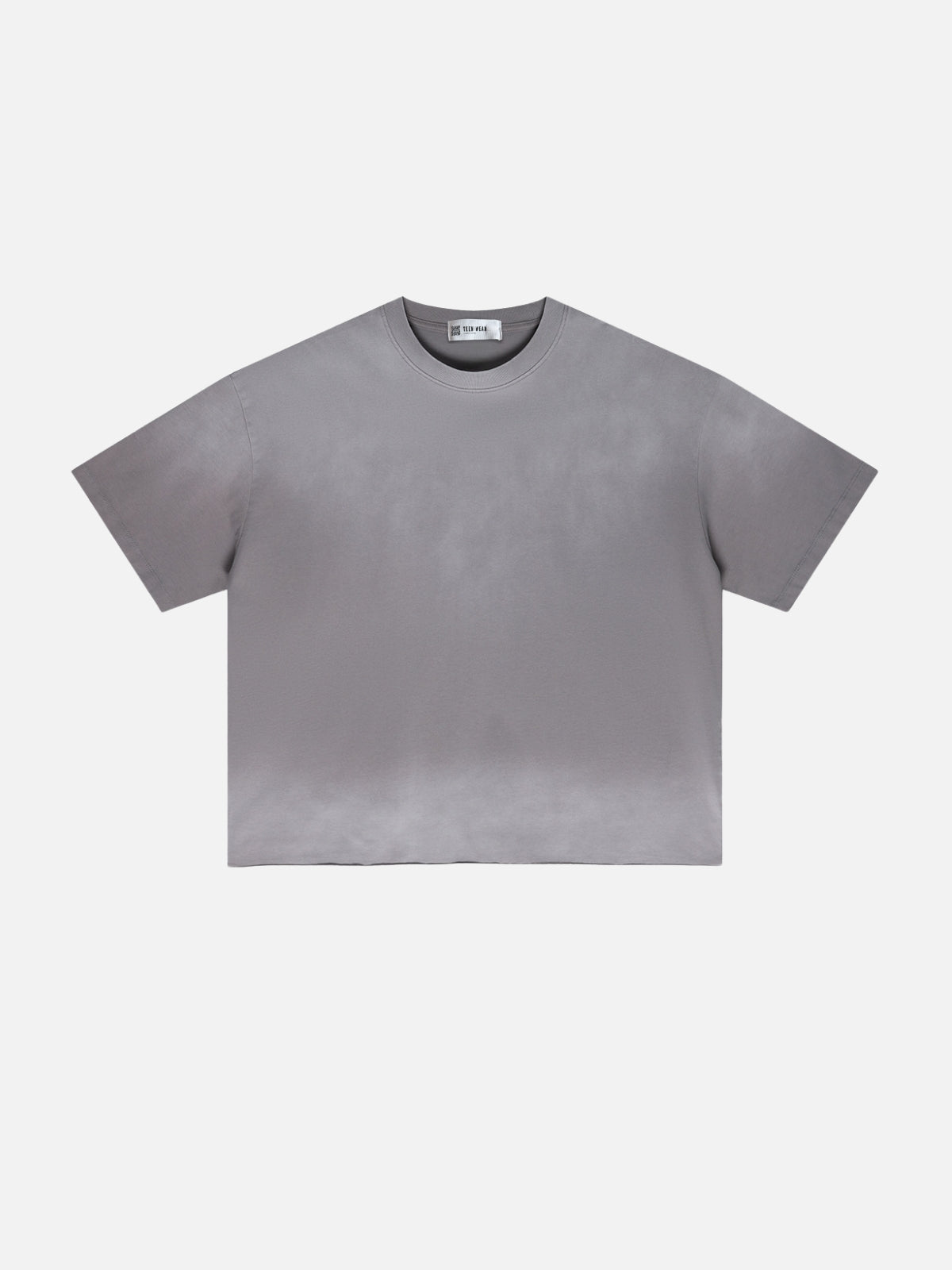 HUEY - Boxy Fit Print T-shirt Gray | Teenwear.eu