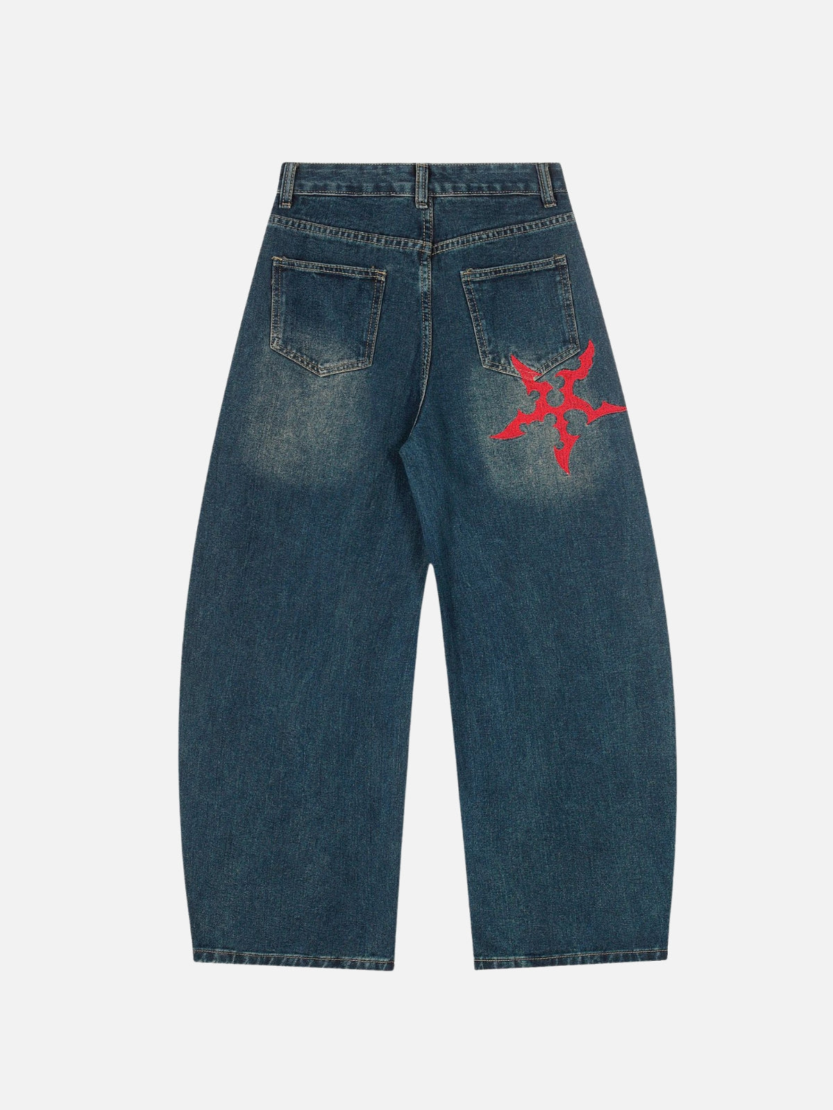 SPINNER - Baggy Embroidered Graphic Jeans | Teenwear.eu