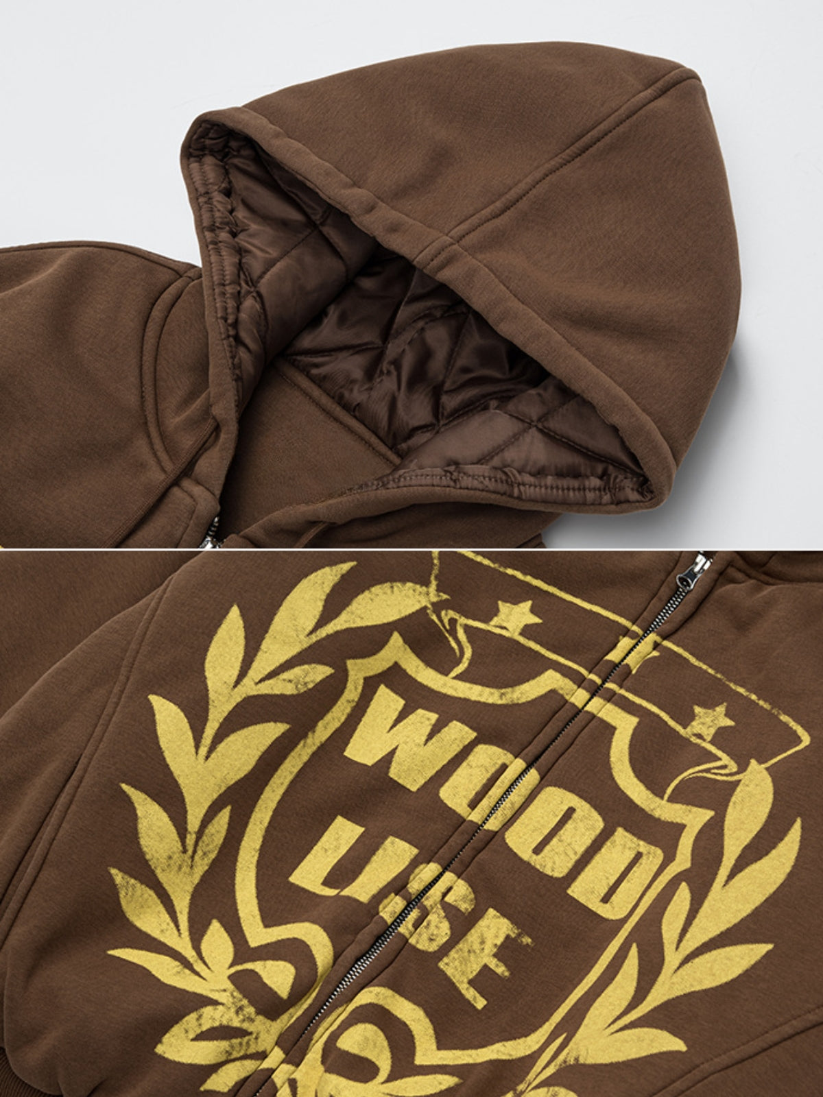 WOODLISE - Oversized Graphic Hooded Jacket | Teenwear.eu