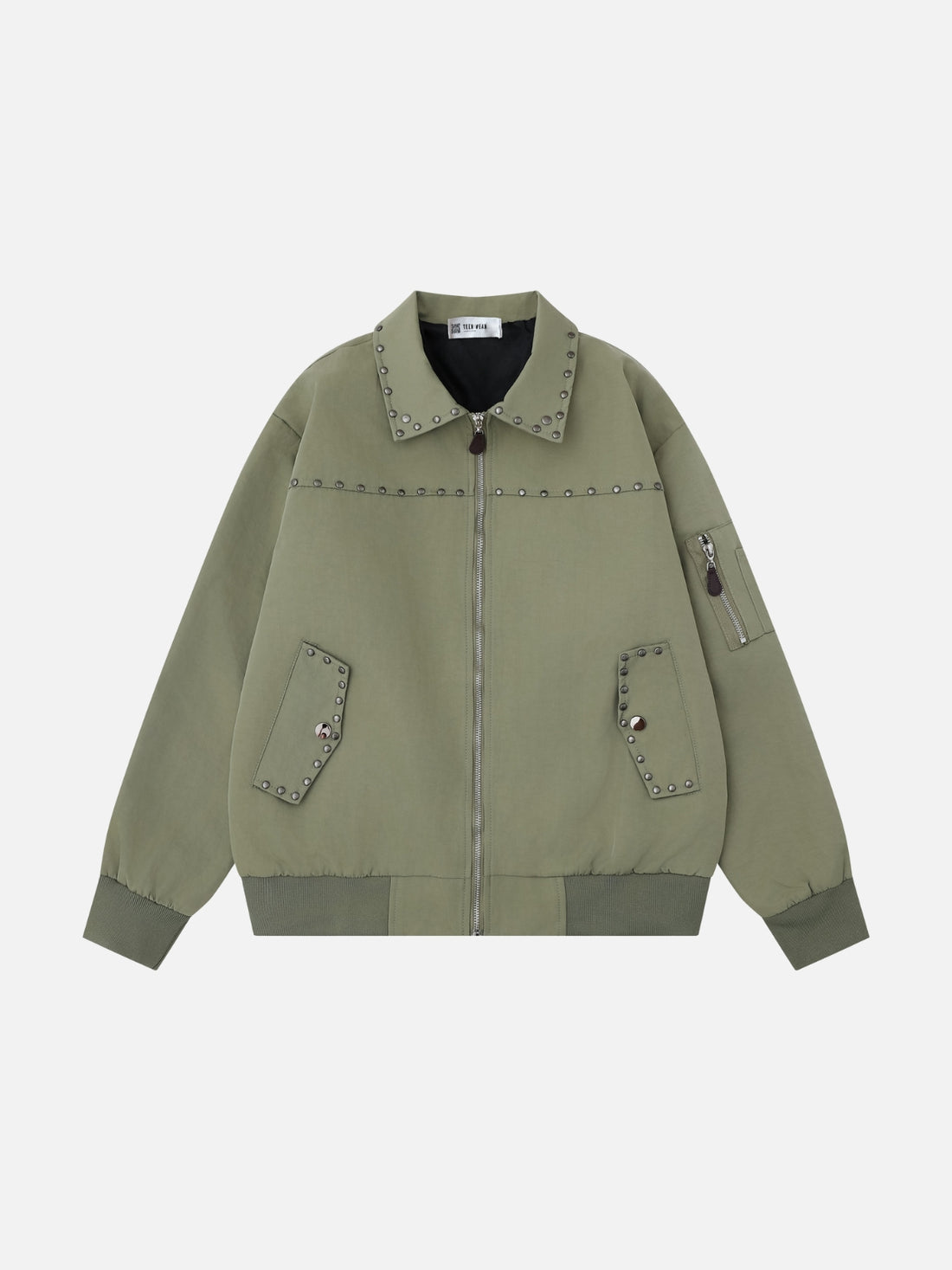 STUDSY - Oversized Embroidered Jacket