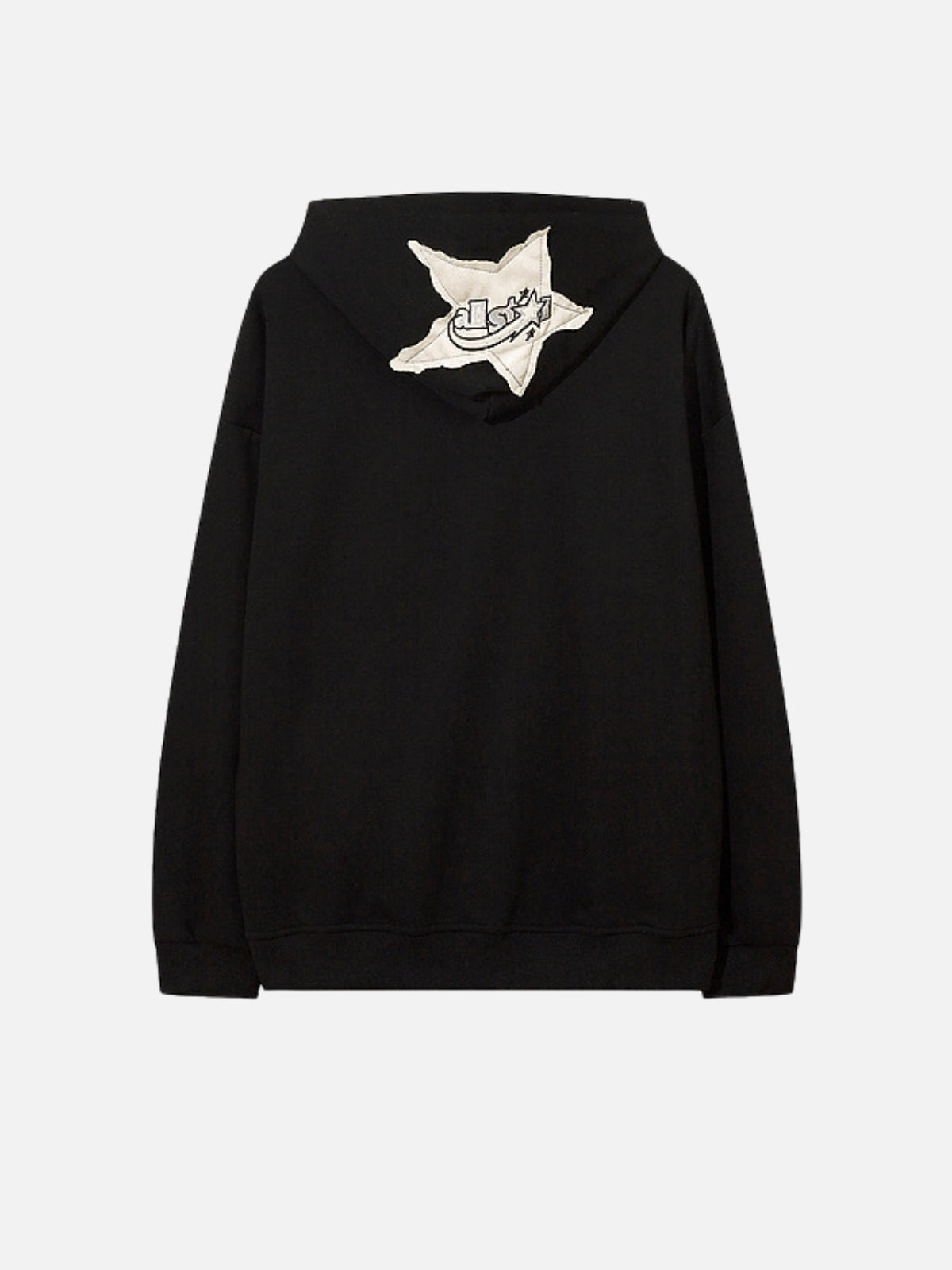 STAR PATCH - Oversized Star Patch Graphic Hoodie | Teenwear.eu