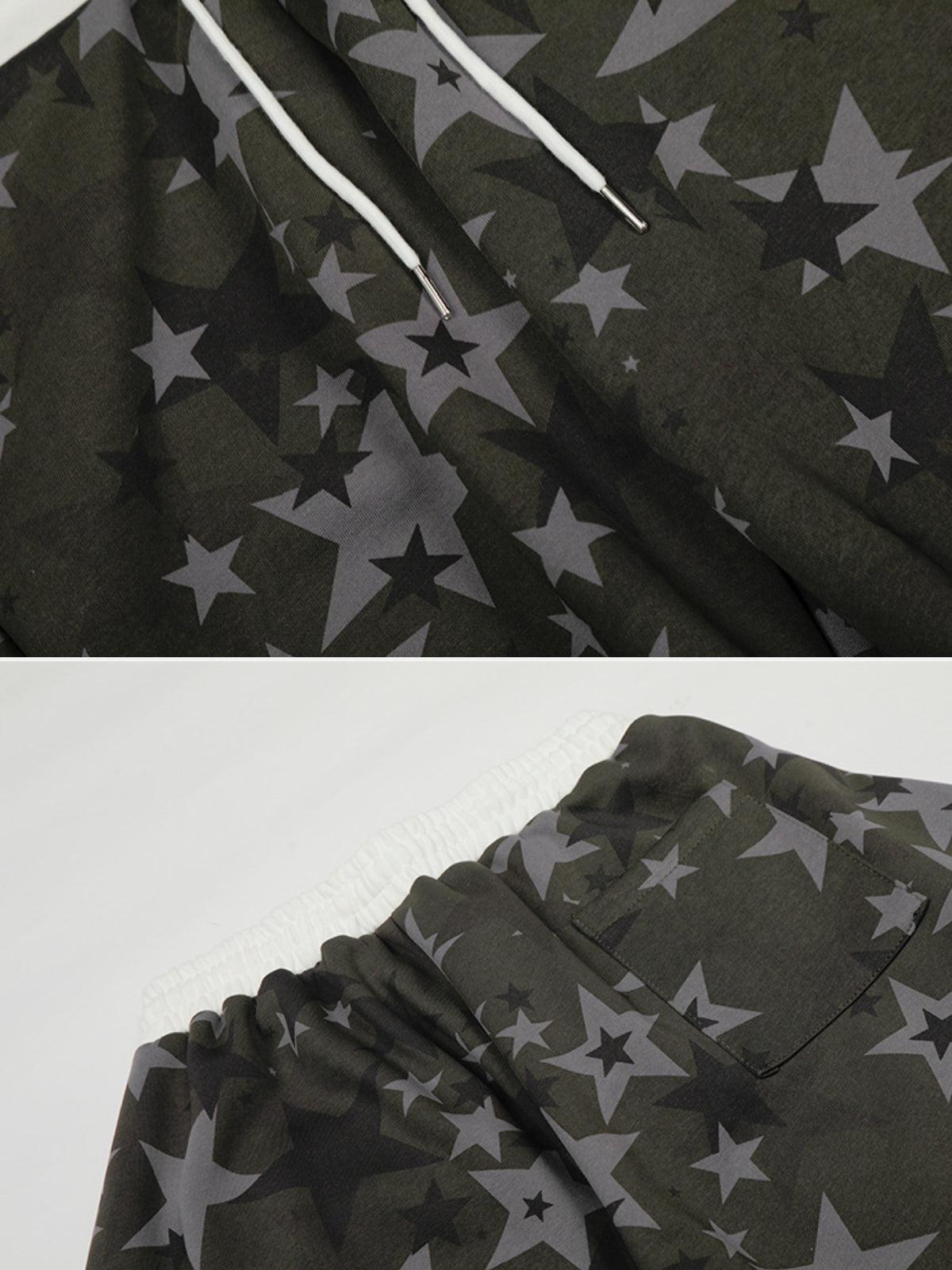 GALAXEE - Baggy Print Sweatpants