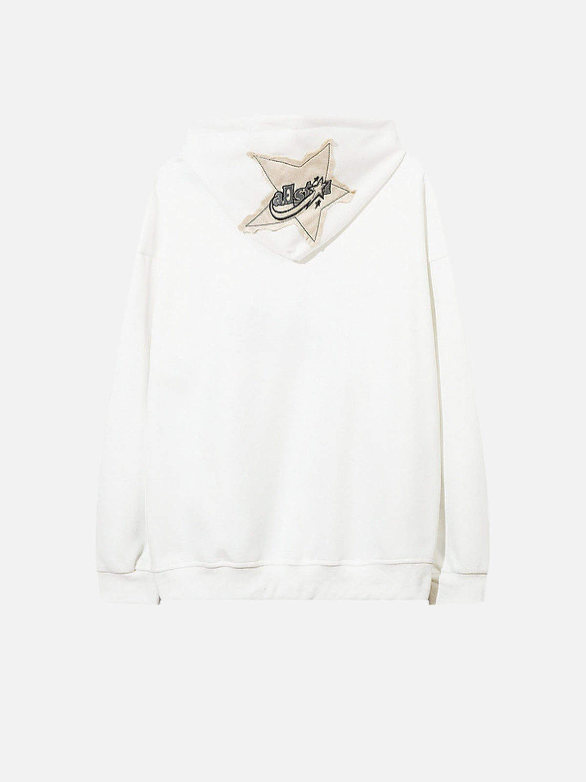 STAR PATCH - Oversized Star Patch Graphic Hoodie | Teenwear.eu