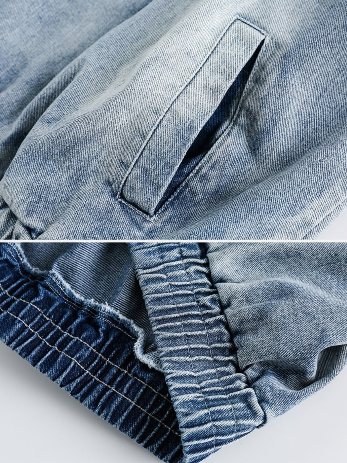 ELAN - Oversized Denim Embroidered Jacket | TEENWEAR.EU