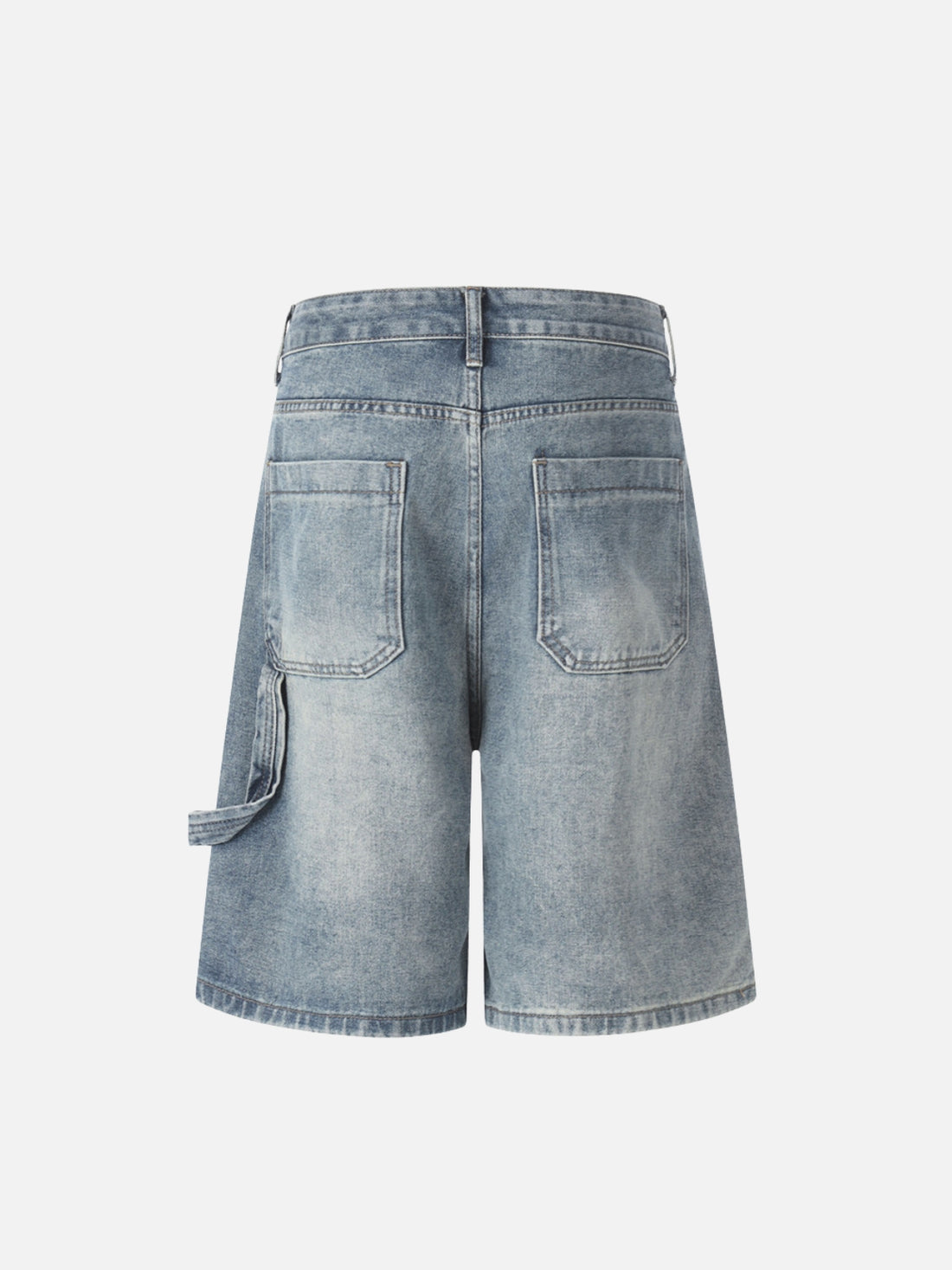 DANCIS - Baggy Denim Basic Shorts Blue | Teenwear.eu