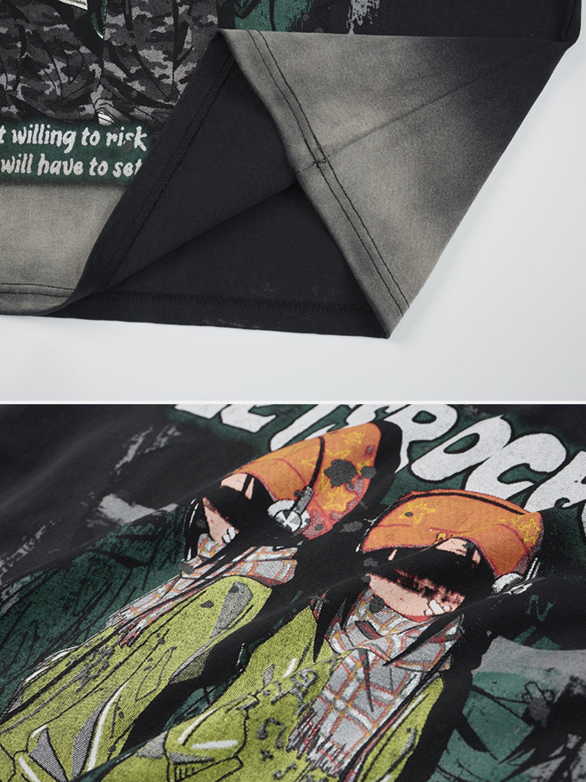 ANIMEE - Oversized Graphic T-Shirt