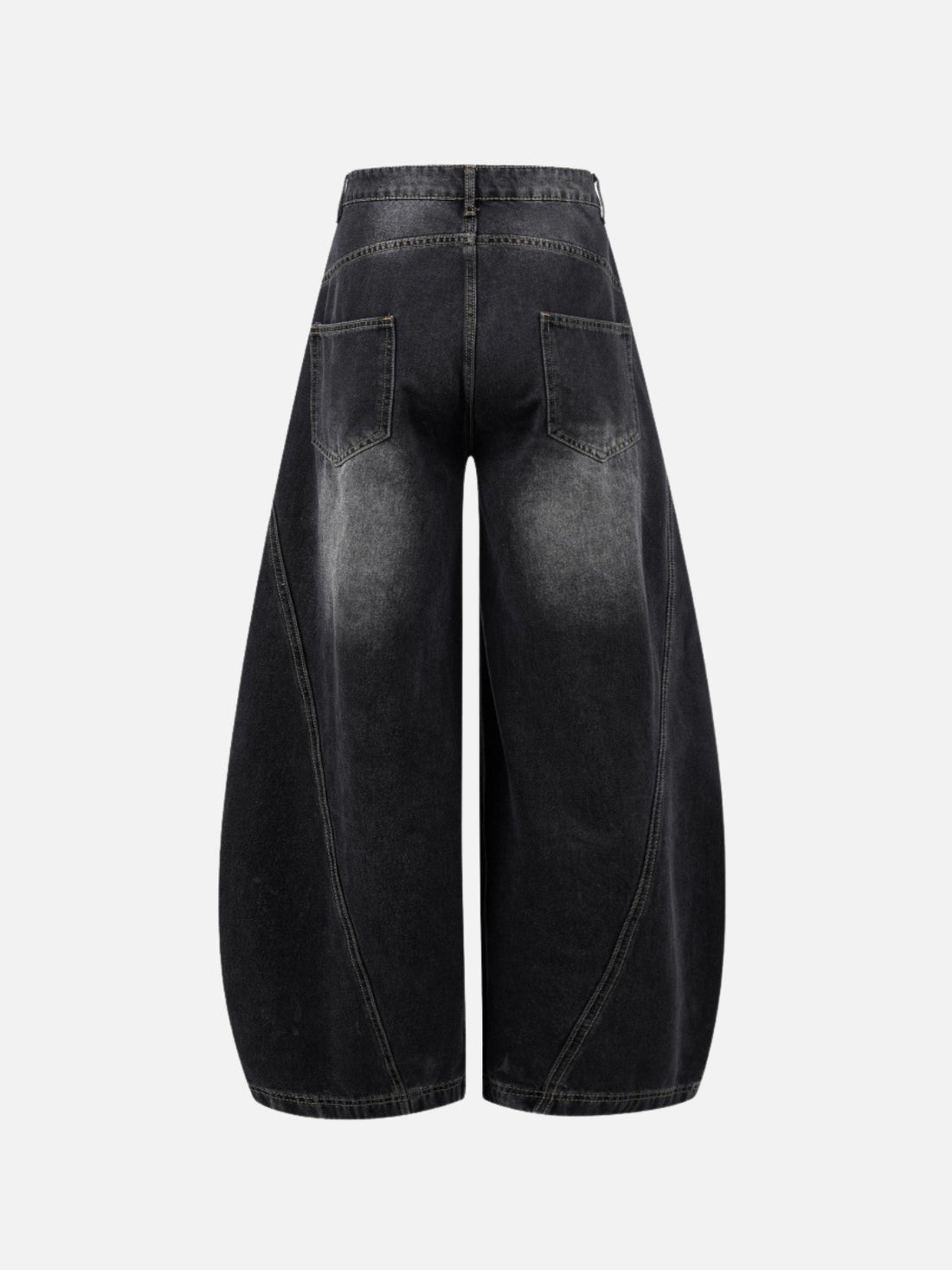 SEVENY - Baggy Graphic Jeans Black | Teenwear.eu