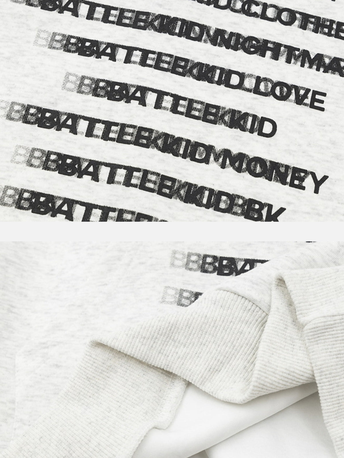 TEXTED - Oversized Graphic Hoodie | TEENWEAR.EU