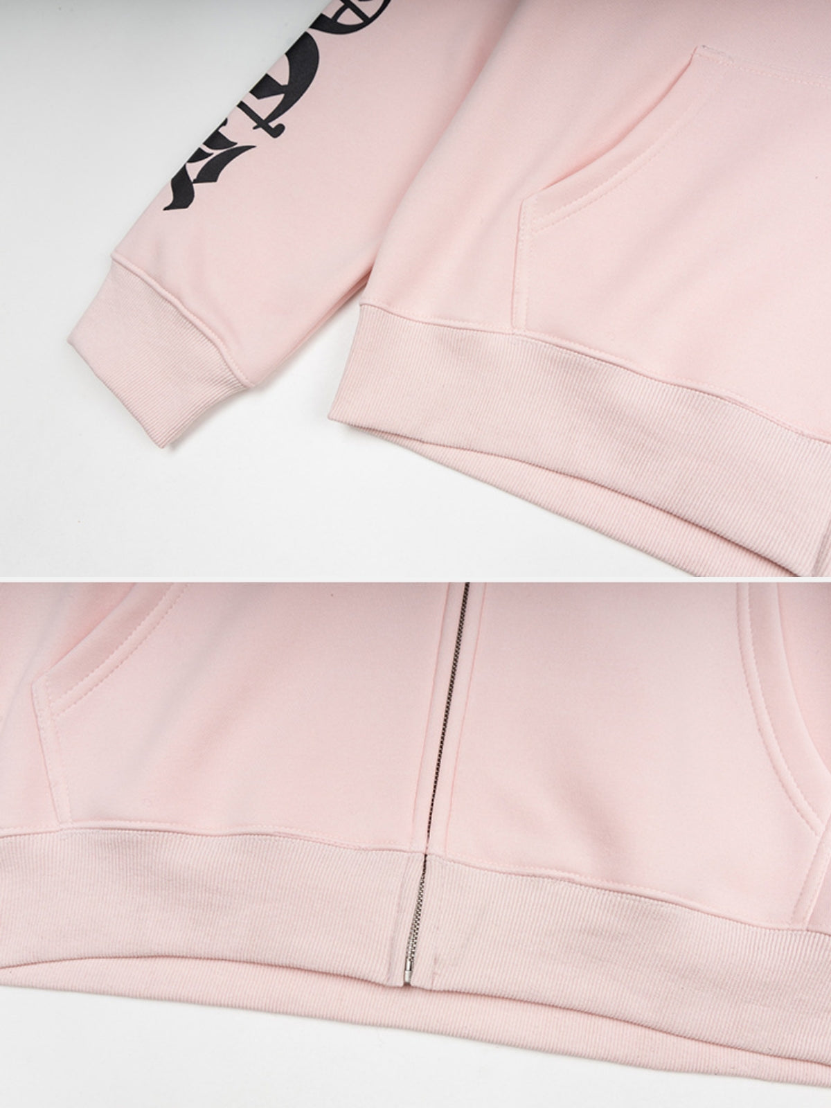 WILDER - Oversized Leopard Zip Up Hoodie