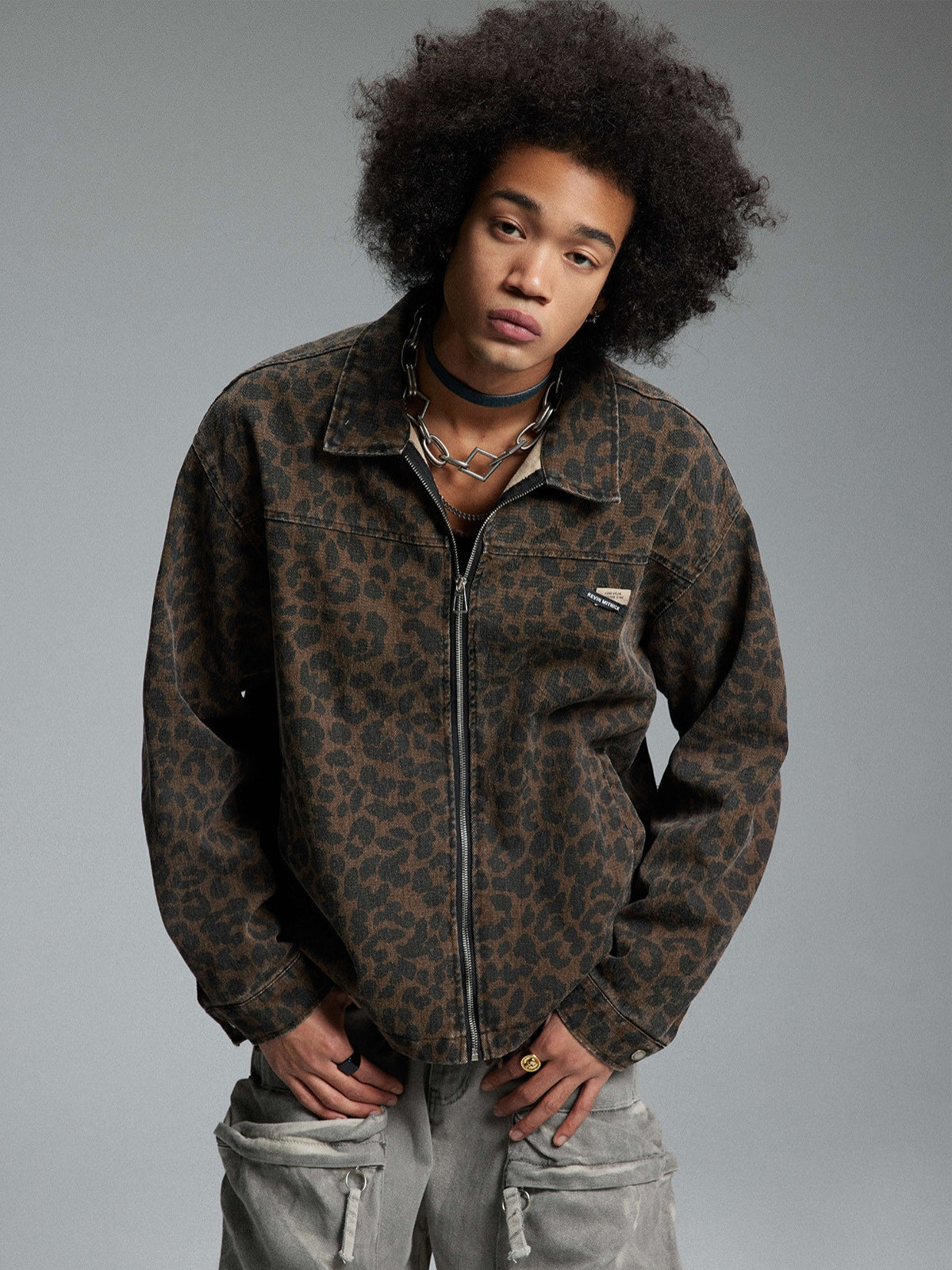 LEO - Oversized Graphic Leopard Jacket | TEENWEAR.EU