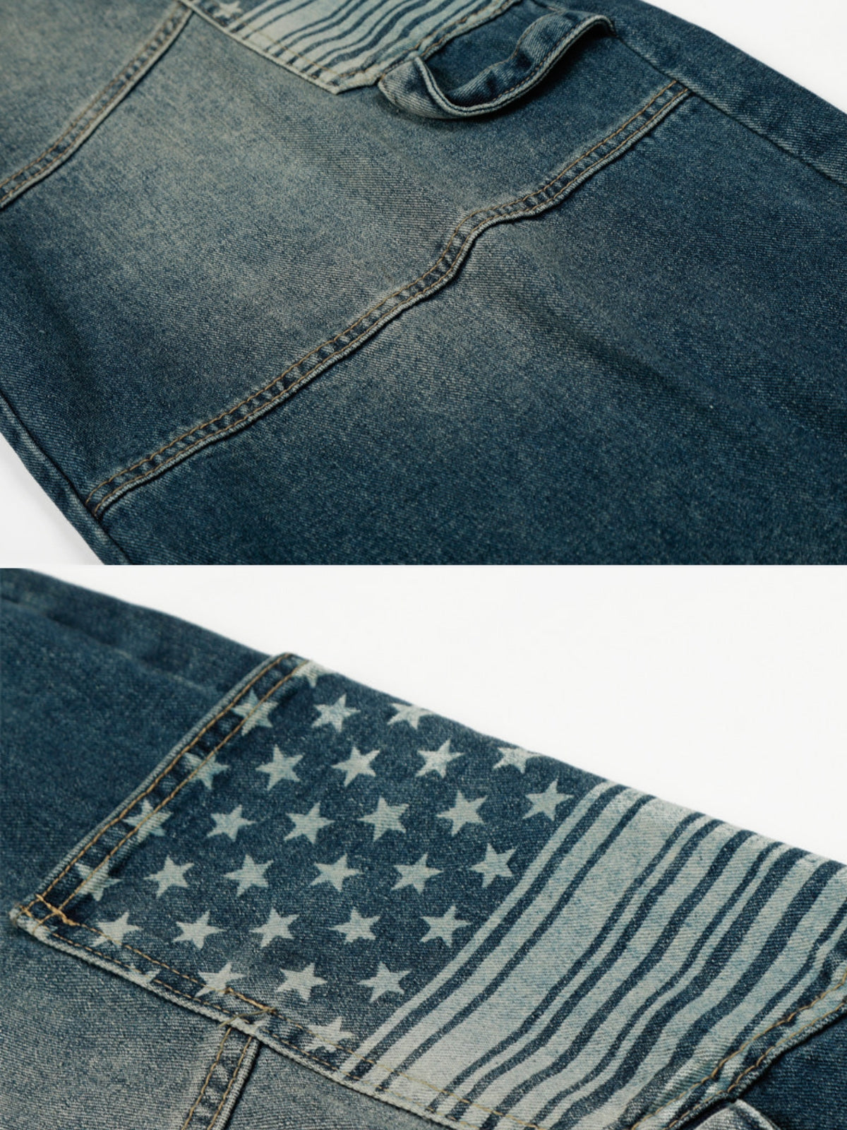 FLAGGY - Baggy Print Cargos