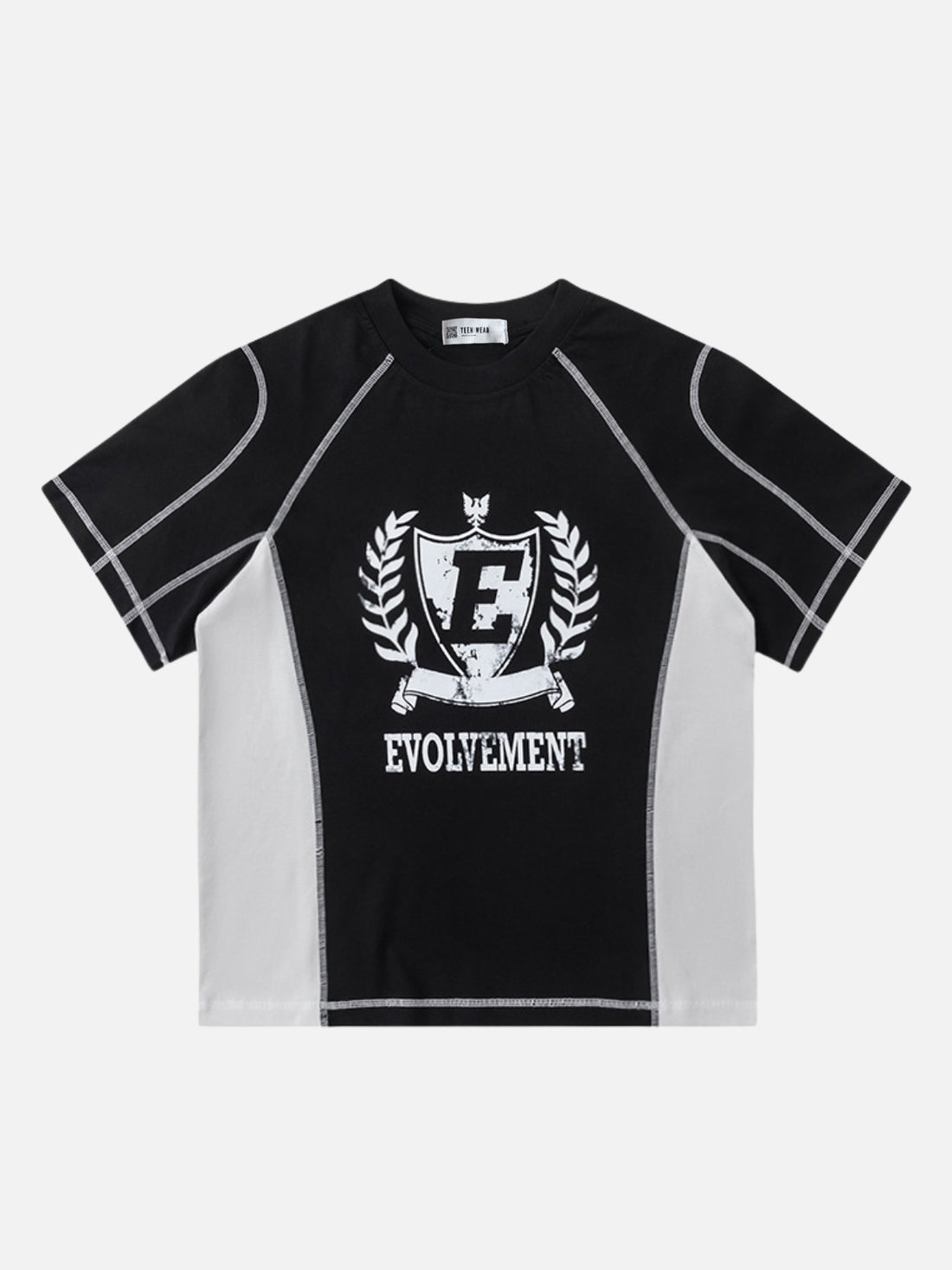 EVOLVEMENT - Oversized Graphic T-shirt Black | Teenwear.eu