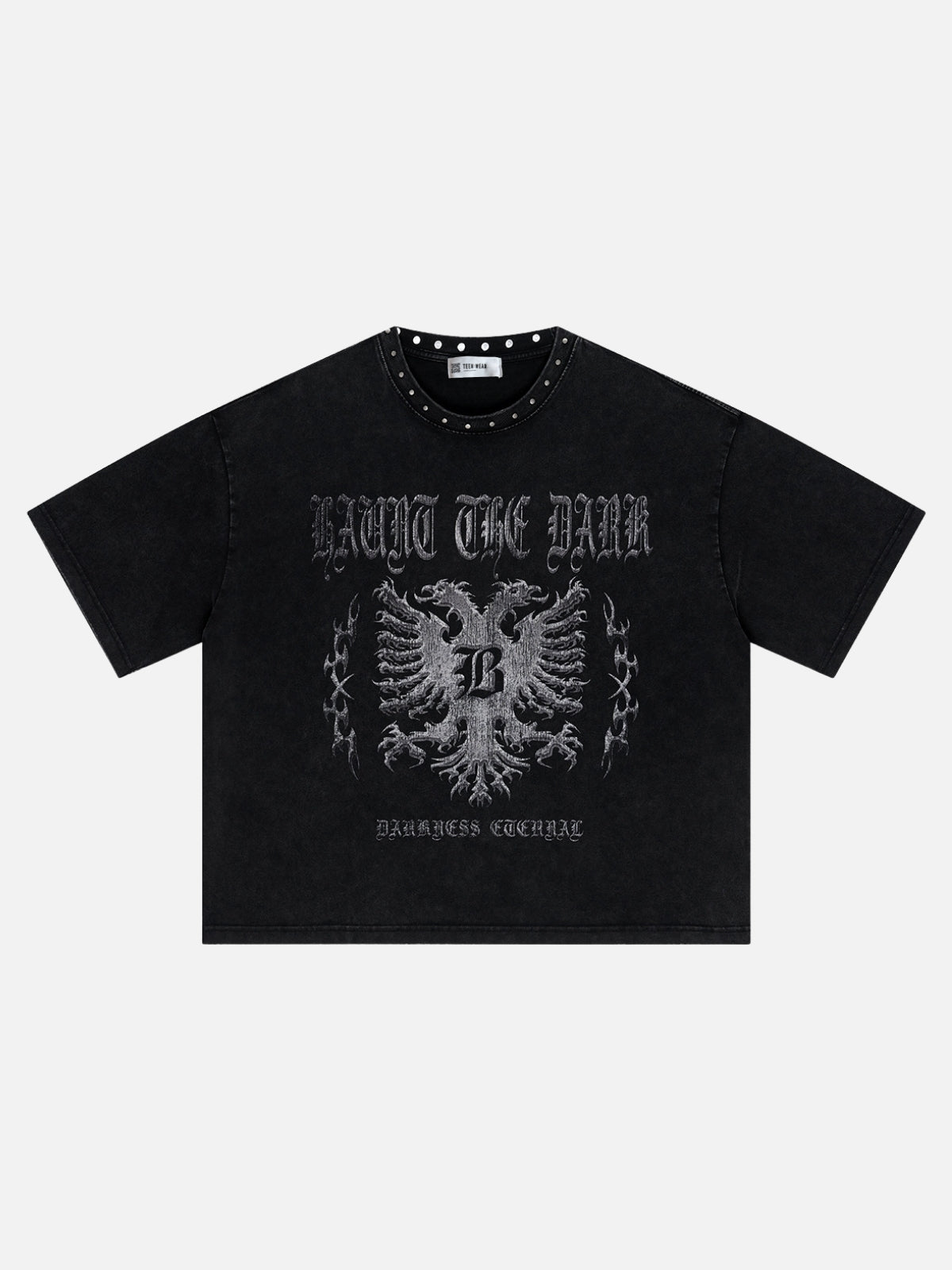 EAGALO - Graphic Boxy T-Shirt Black | Teenwear.eu