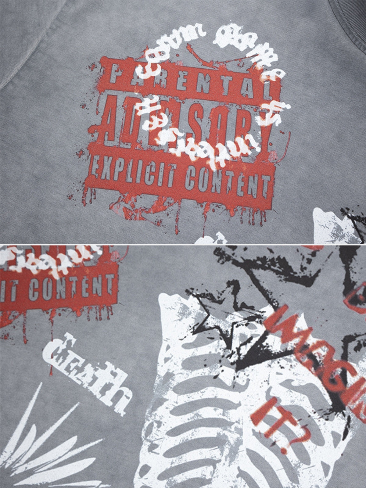 XRAYED - Oversized Graphic T-Shirt