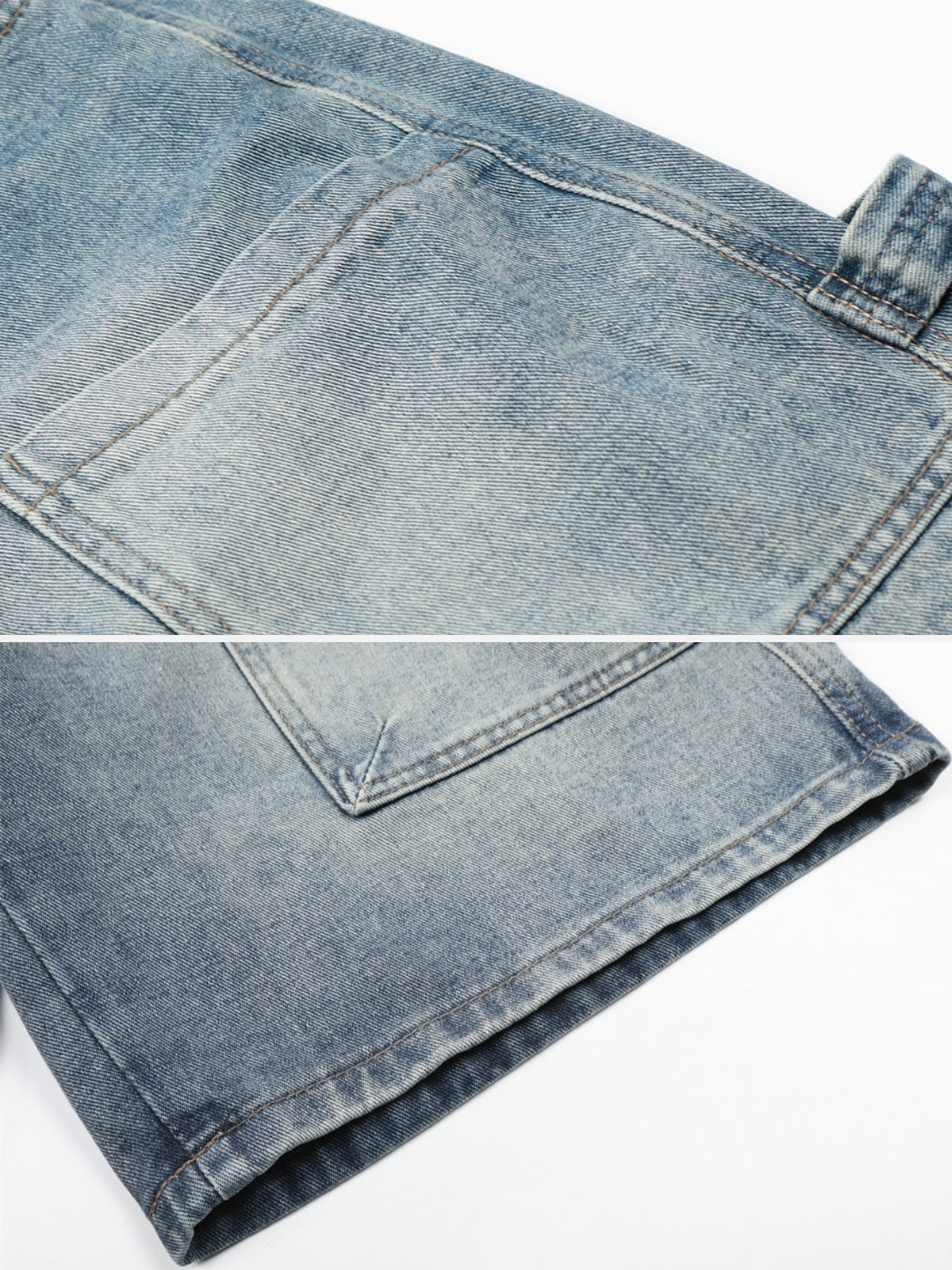 DANCIS - Baggy Denim Basic Shorts | Teenwear.eu