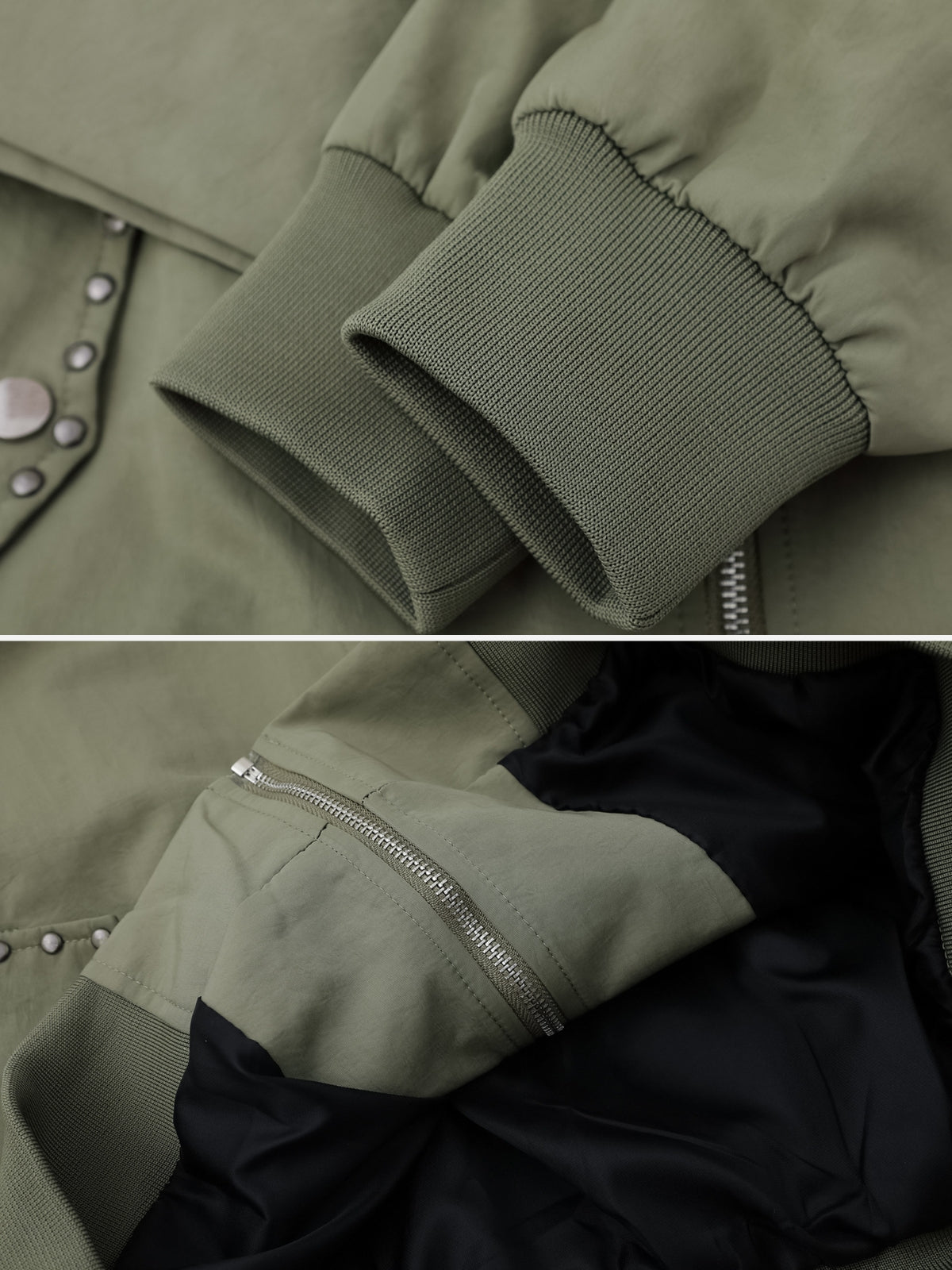 STUDSY - Oversized Embroidered Jacket