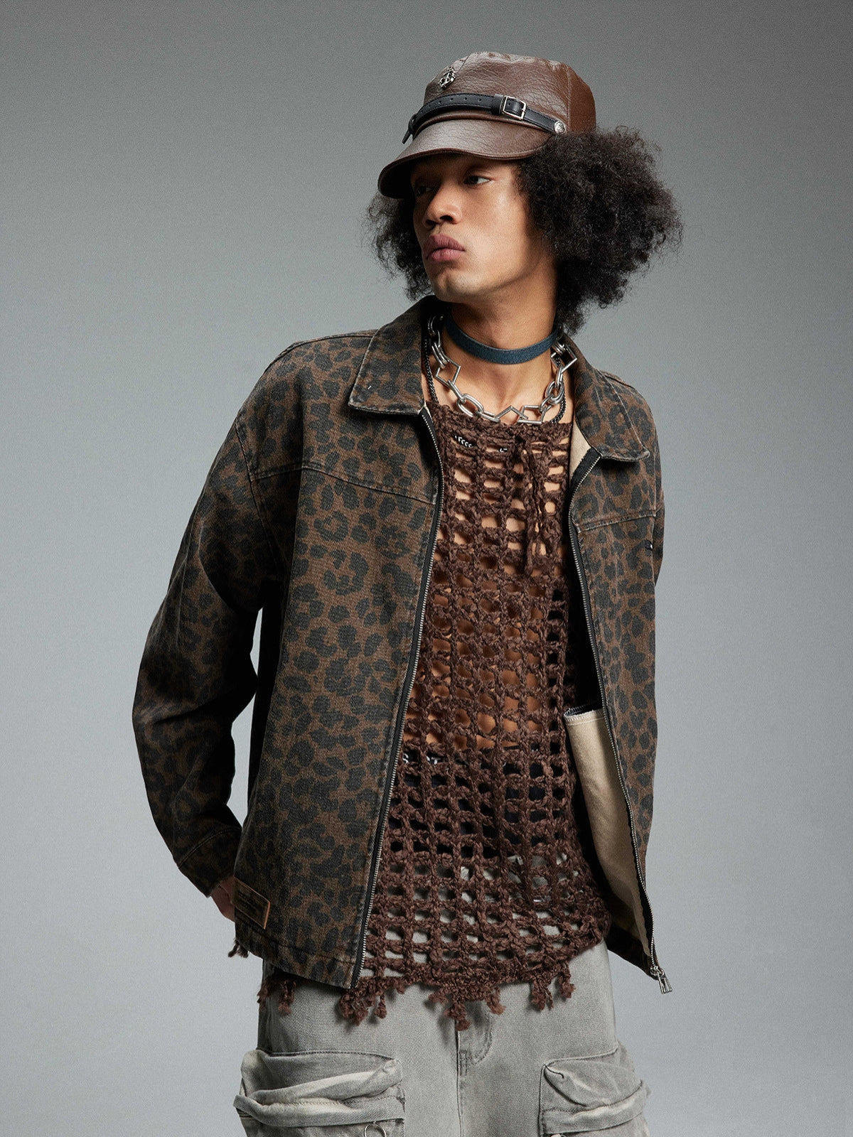 LEO - Oversized Graphic Leopard Jacket | TEENWEAR.EU