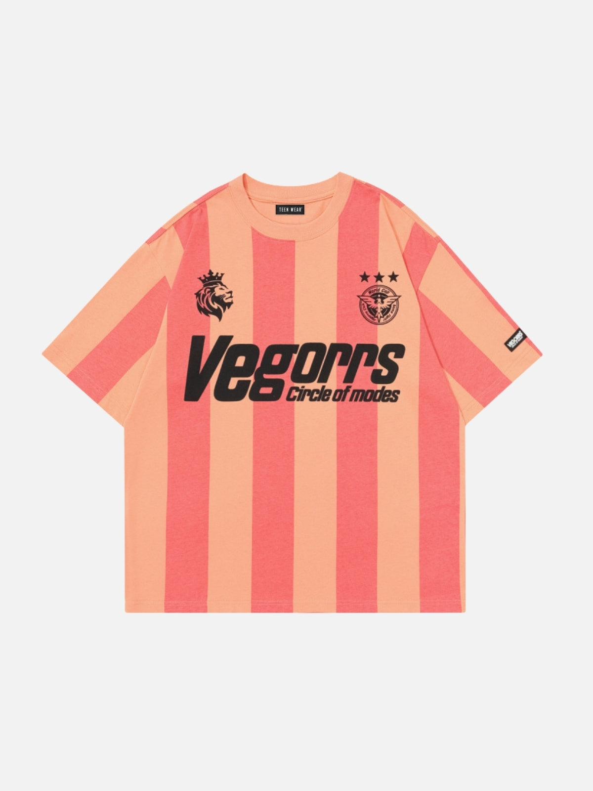 MODES - Oversized Print T-Shirt Pink | TEENWEAR.EU