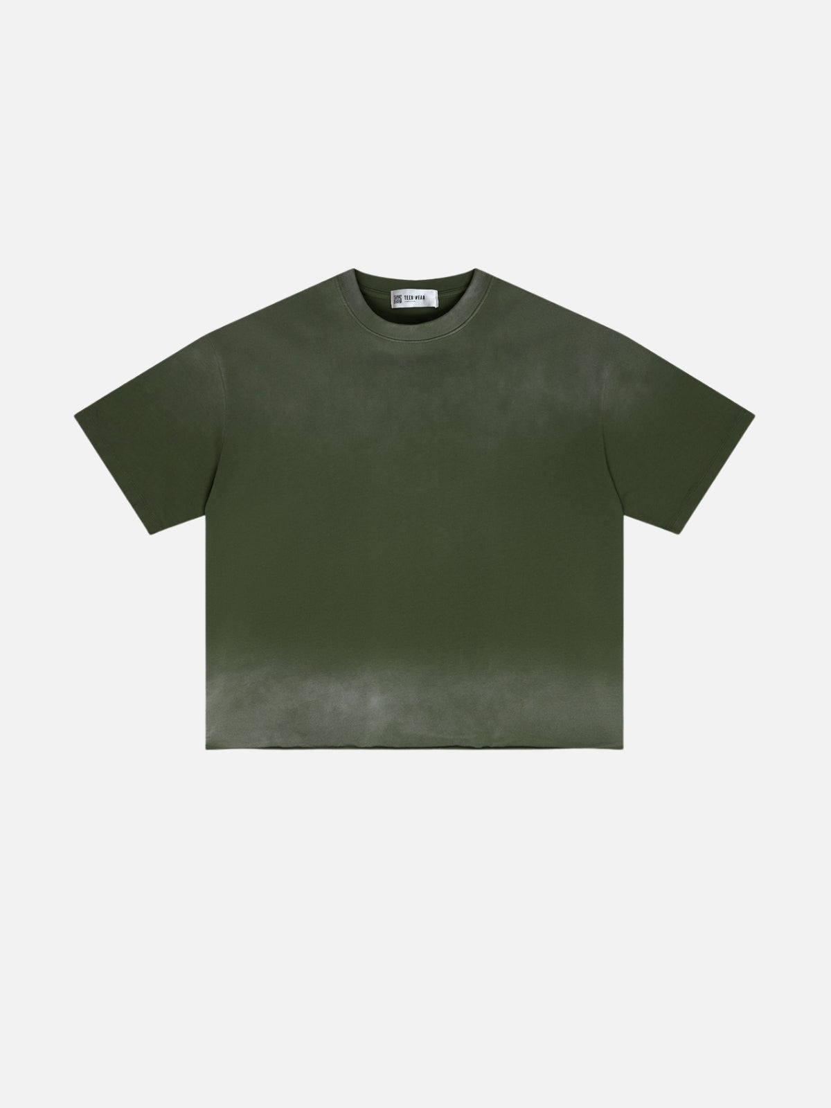 HUEY - Boxy Fit Print T-shirt Green | Teenwear.eu