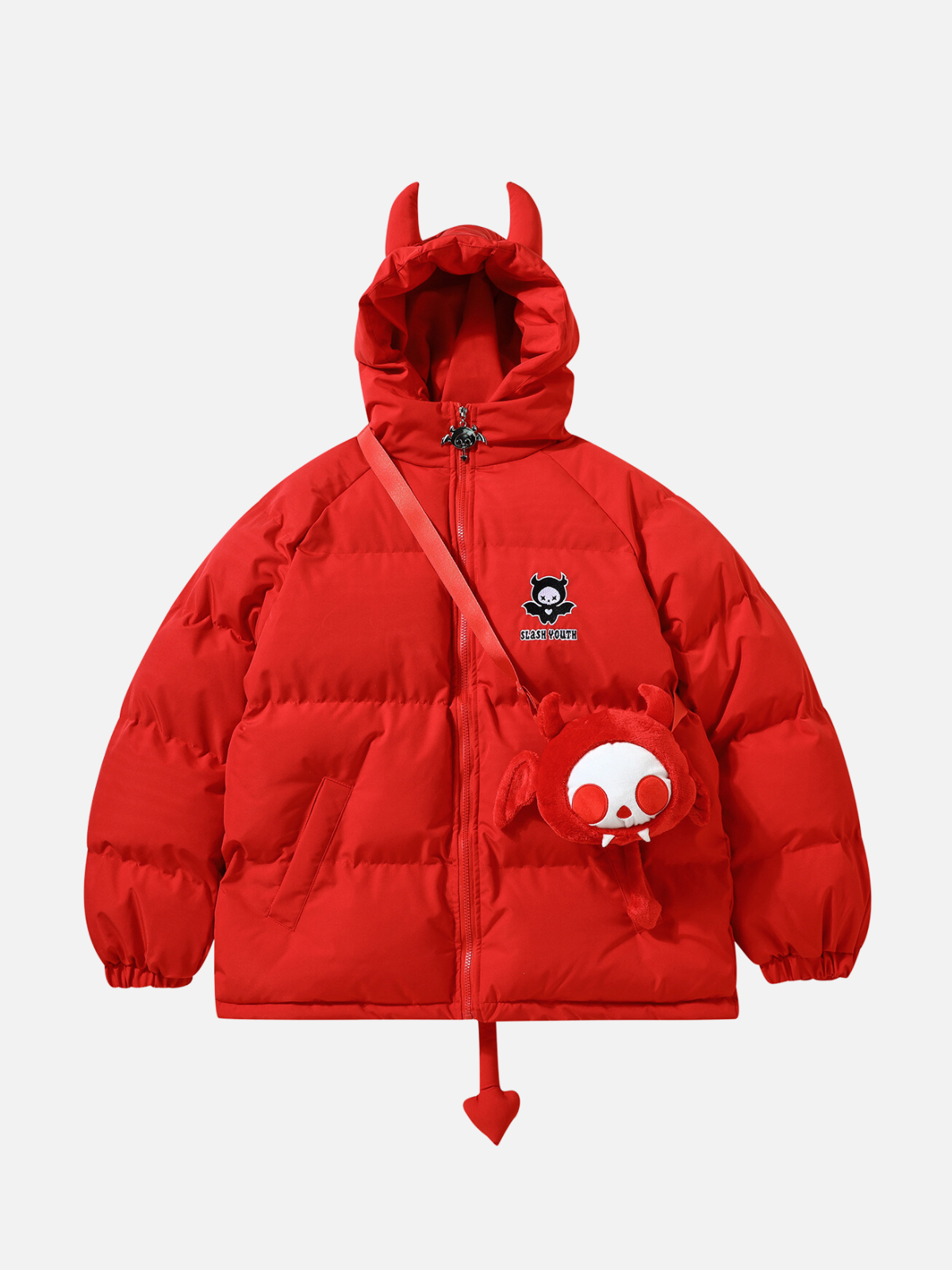 VAMP - Puffer Jacket Red | TEENWEAR.EU