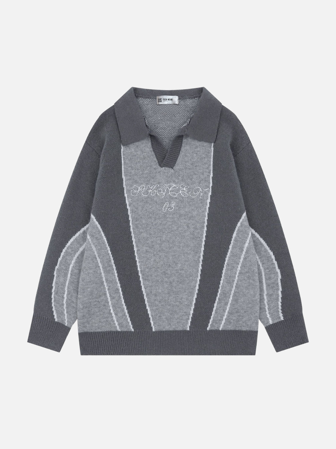 VIBEY - Oversized Graphic Sweater