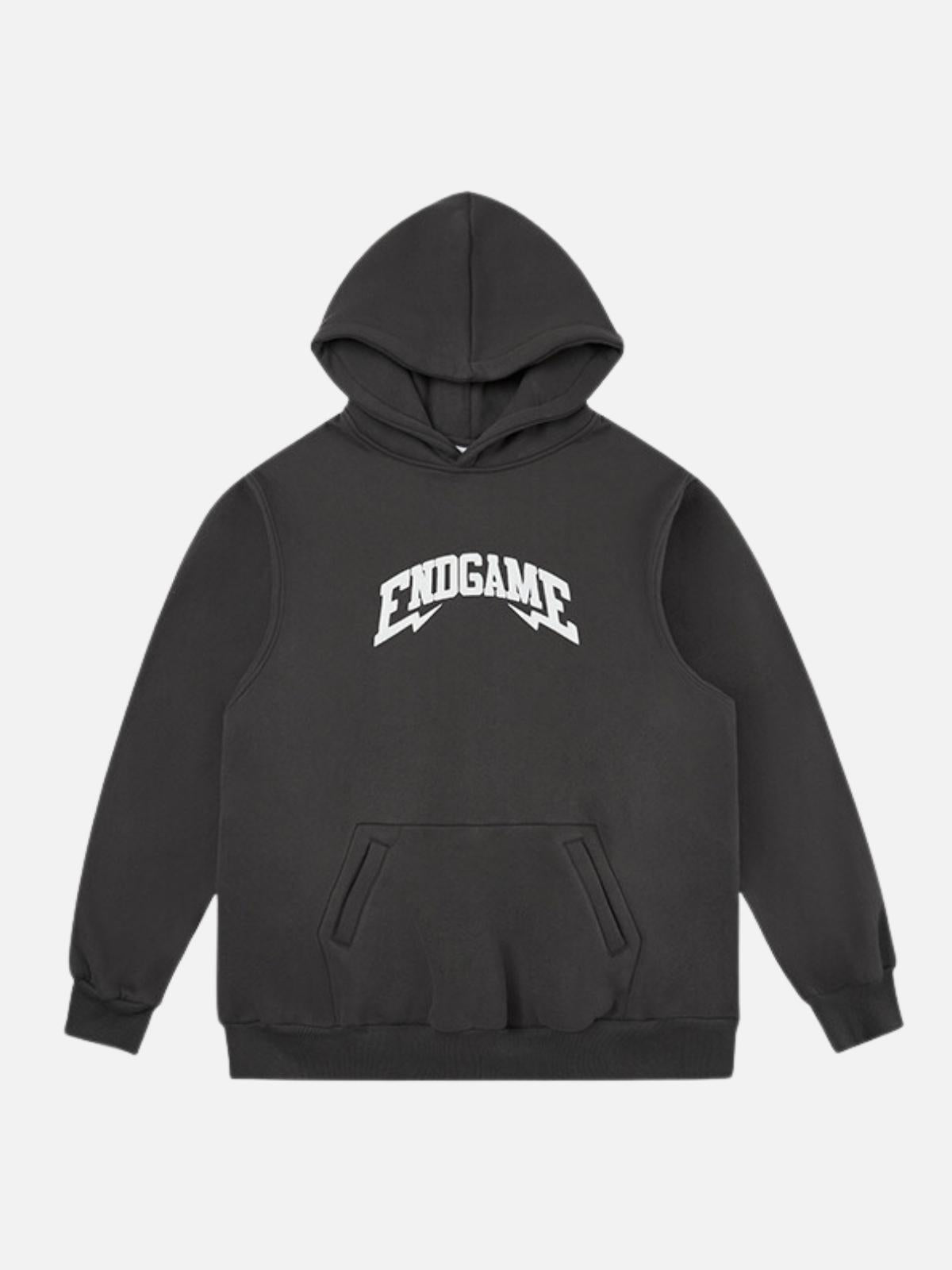 ENDGAME - Regular Print Hoodie Dark Grey | TEENWEAR.EU