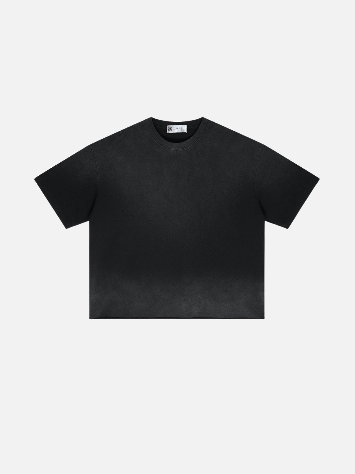 HUEY - Boxy Fit Print T-shirt Black | Teenwear.eu