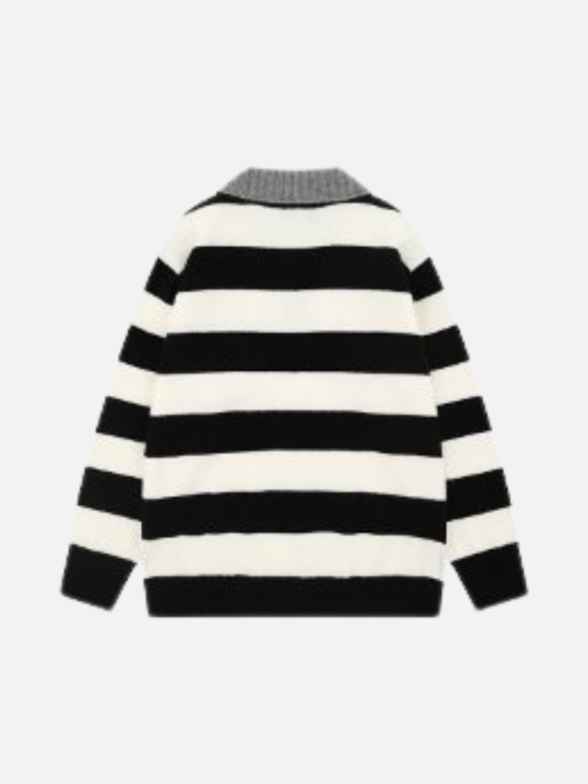 GOLFZY - Oversized Basic Polo Sweater