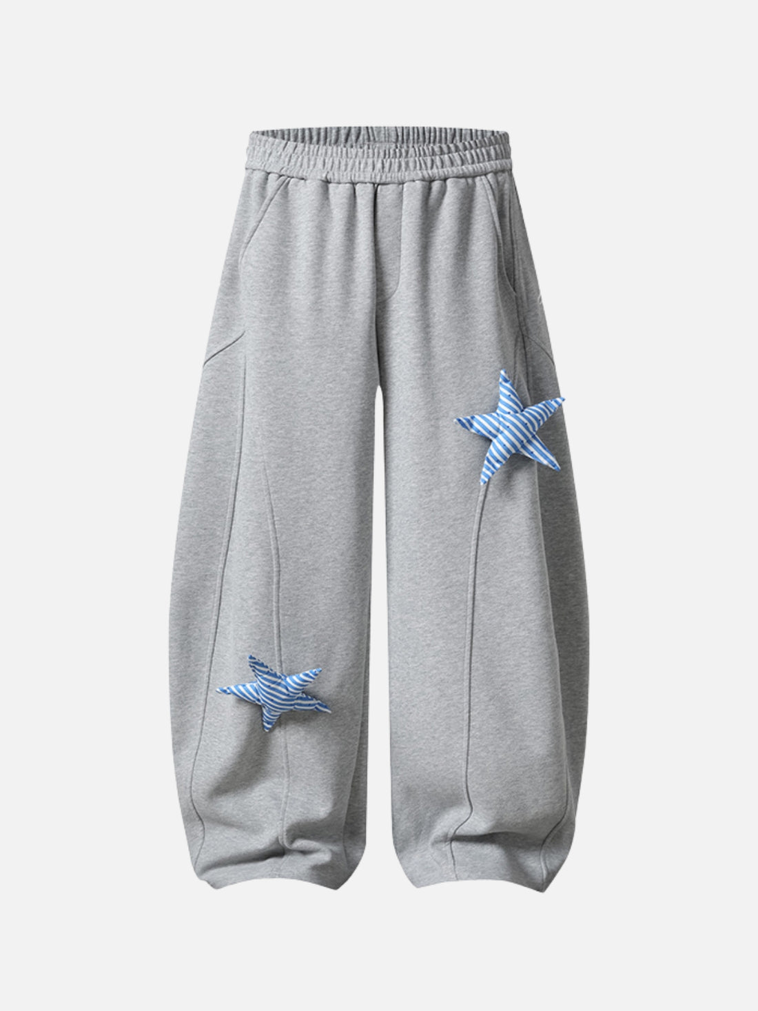 GRAVITY - Baggy Embroidered Sweatpants Black | Teenwear.eu