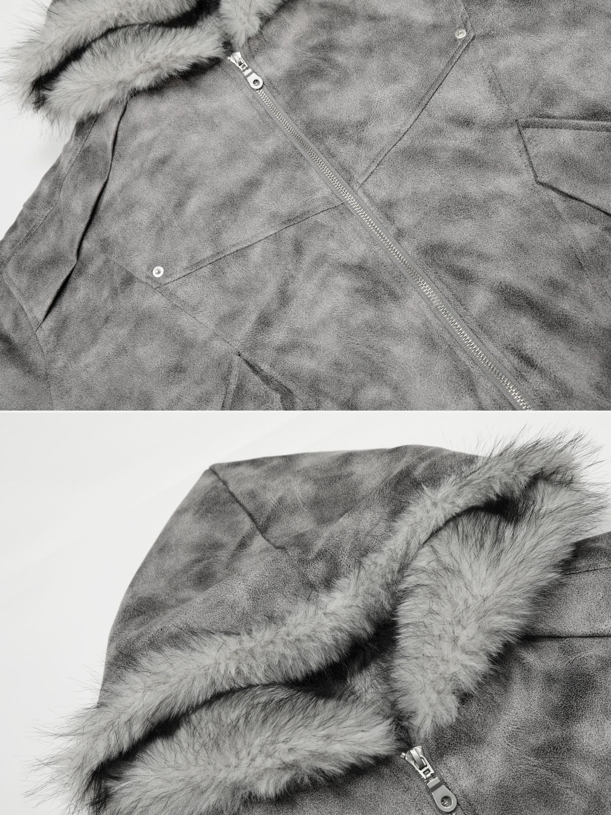 FOGRA - Faux Leather Oversized Jacket | Teenwear.eu