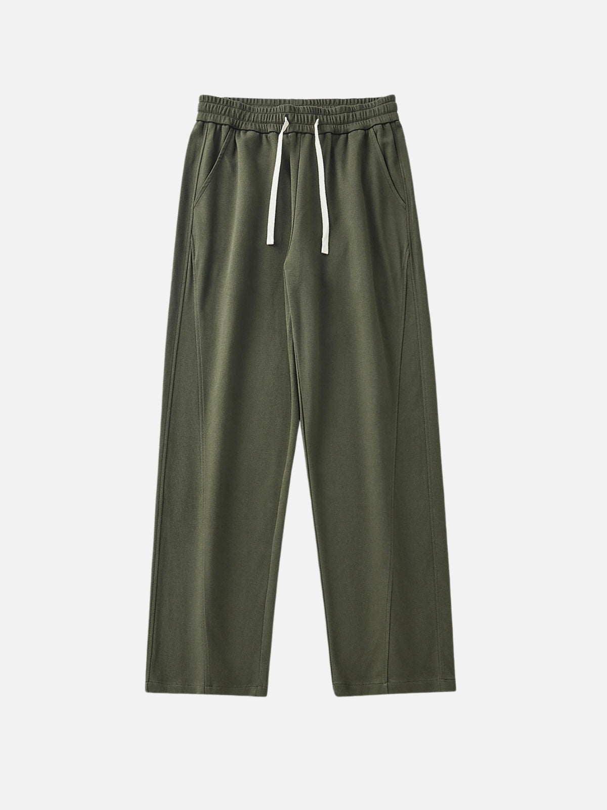 HUSH - Loose Basic Sweatpants Green | TEENWEAR.EU