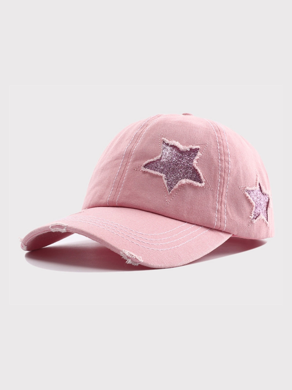 STARCAP - Graphic Curved Cap Pink 54-60cm | Teenwear.eu