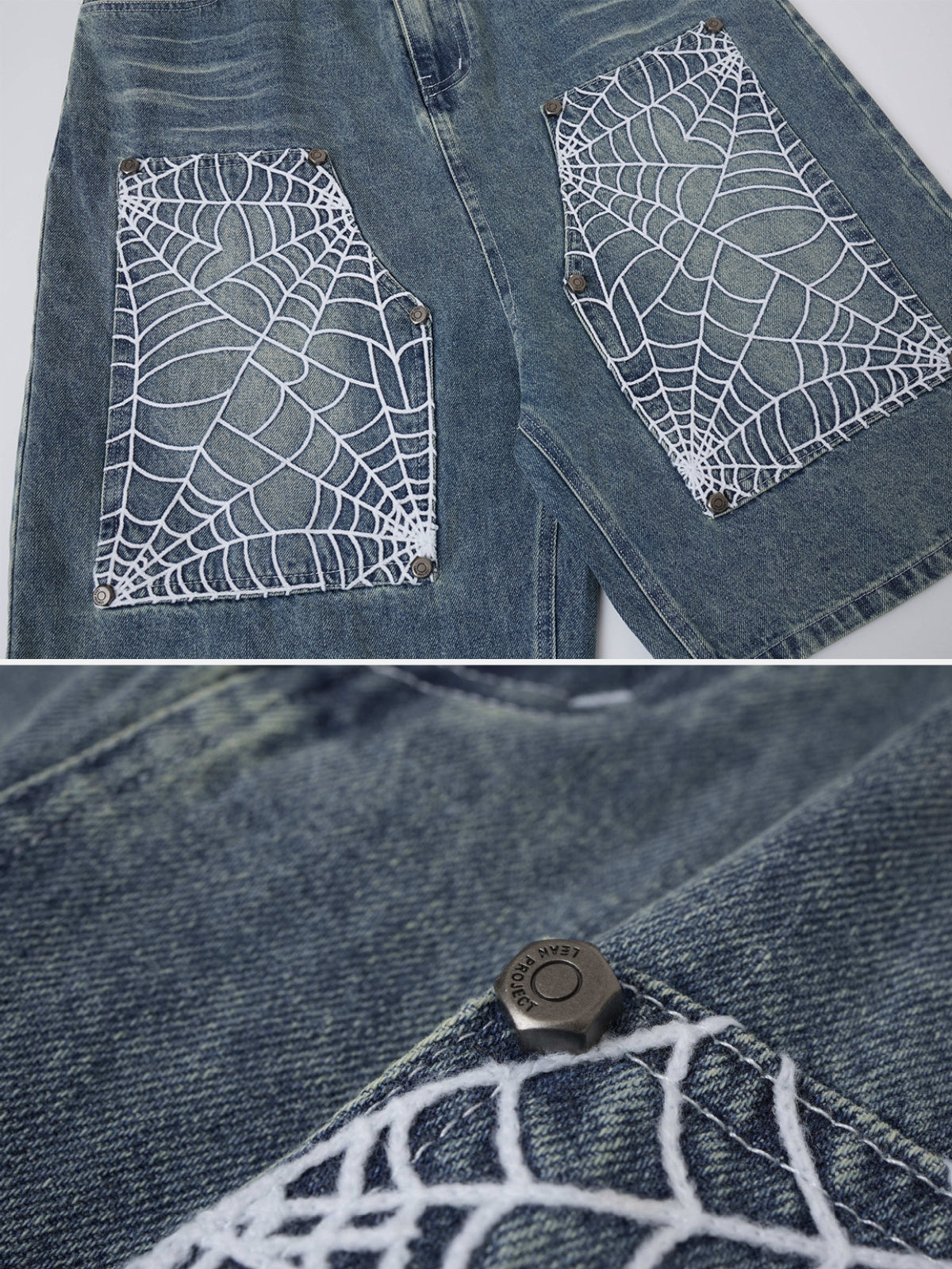 SPIDERO - Baggy Graphic Jorts | Teenwear.eu