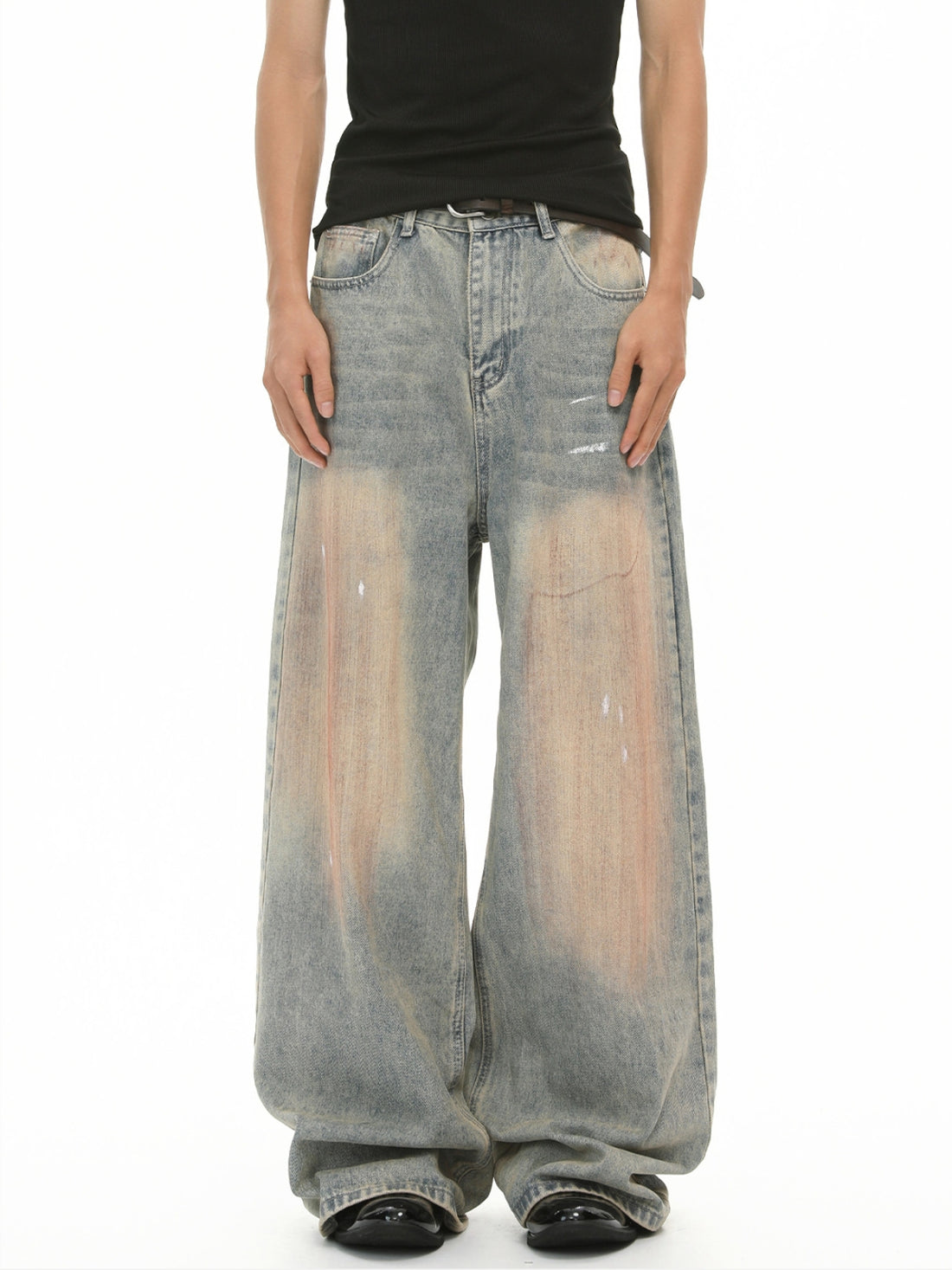 OSKERKY - Baggy Basic Jeans