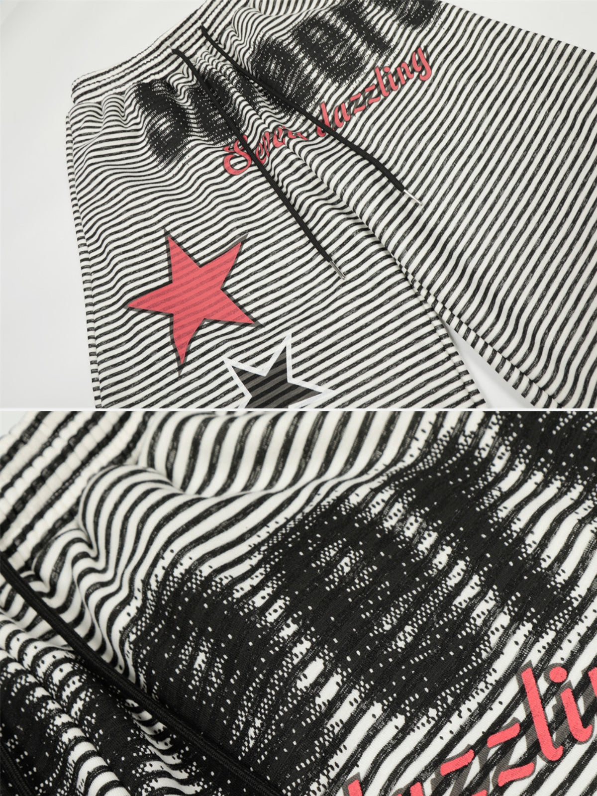 DAZZLO - Baggy Print Jeans