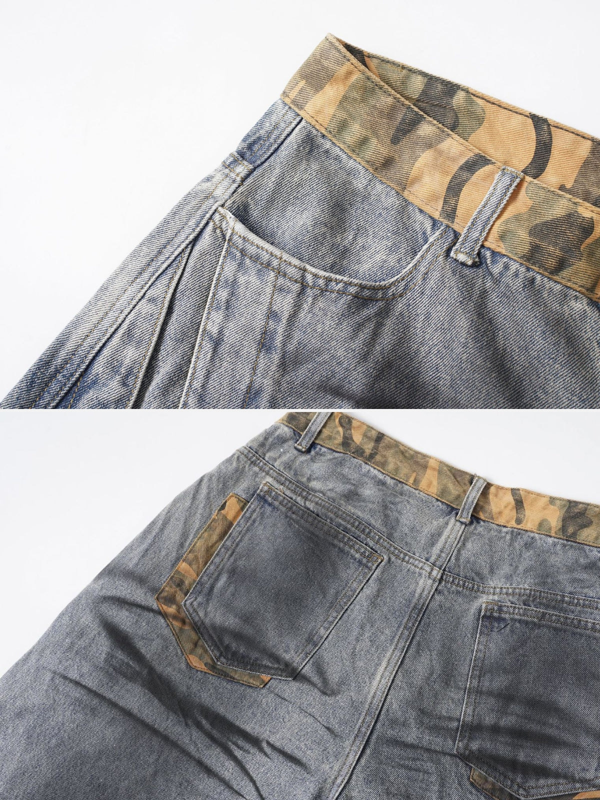 GEPARDY - Baggy Denim Embroidered Jorts | Teenwear.eu
