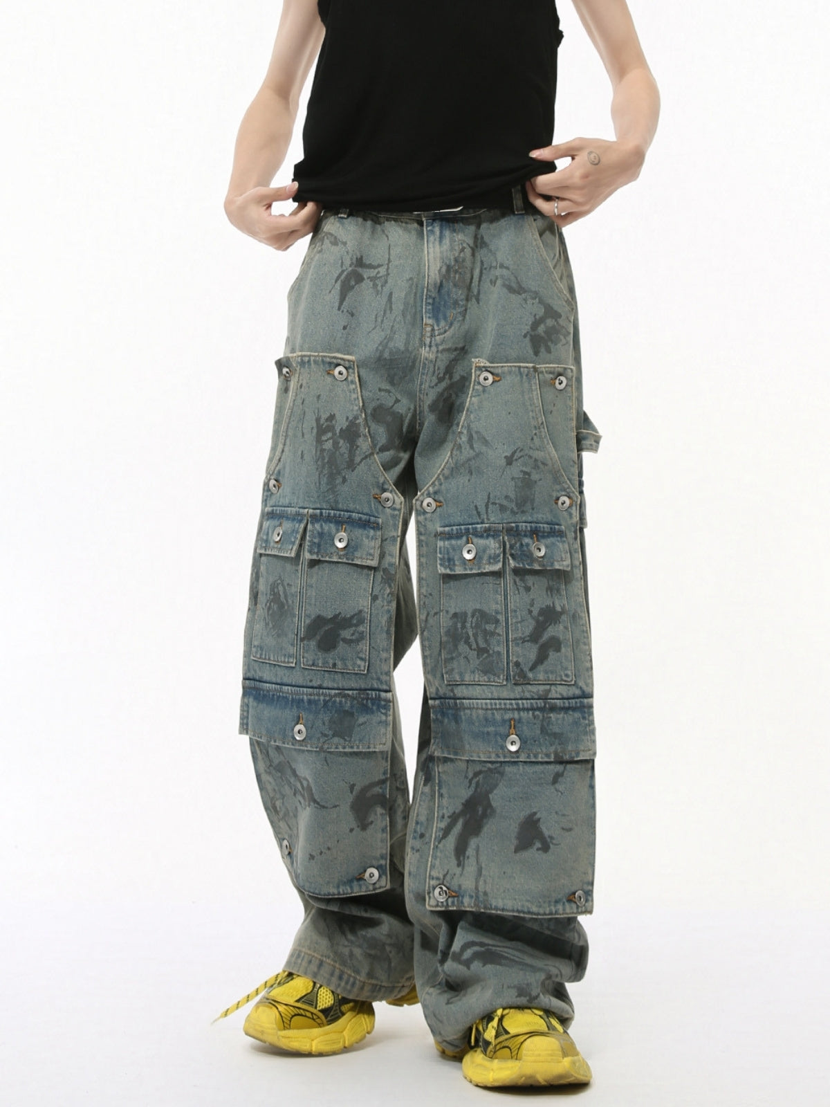 GOMBONOS - Baggy Basic Cargo Jeans | Teenwear.eu