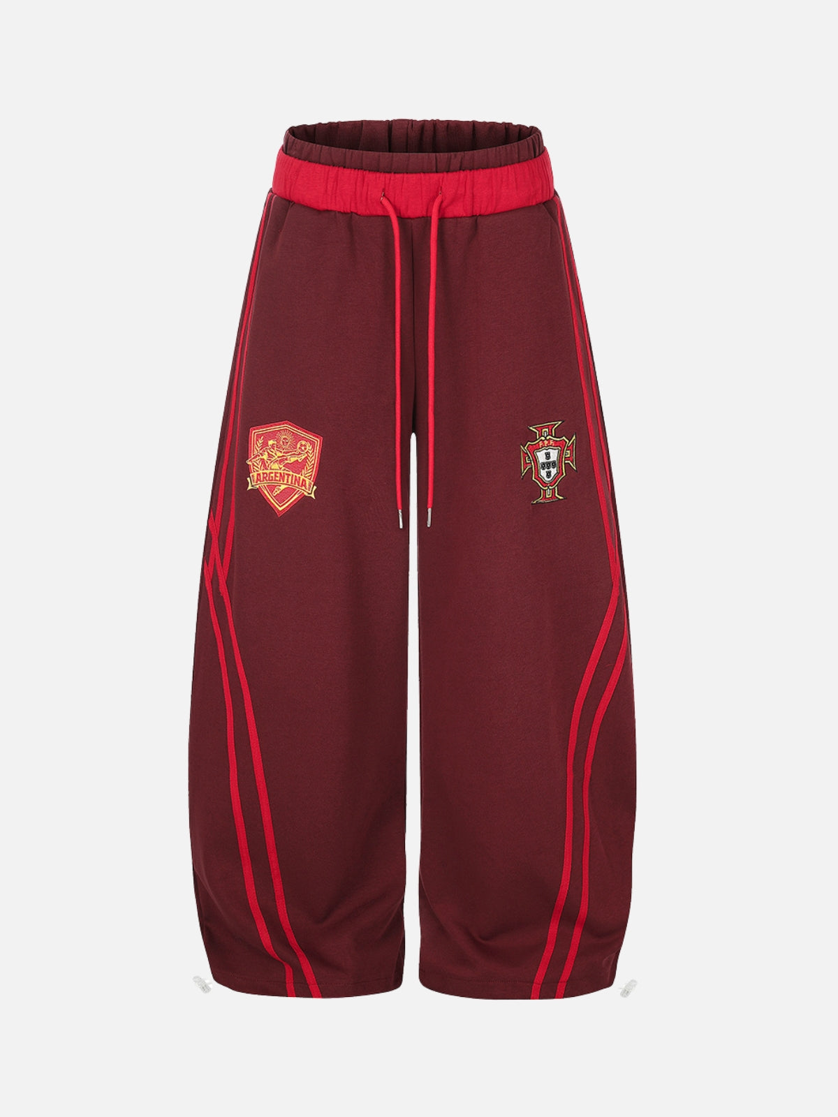 SPORTIE - Baggy Graphic Embroidered Sweatpants