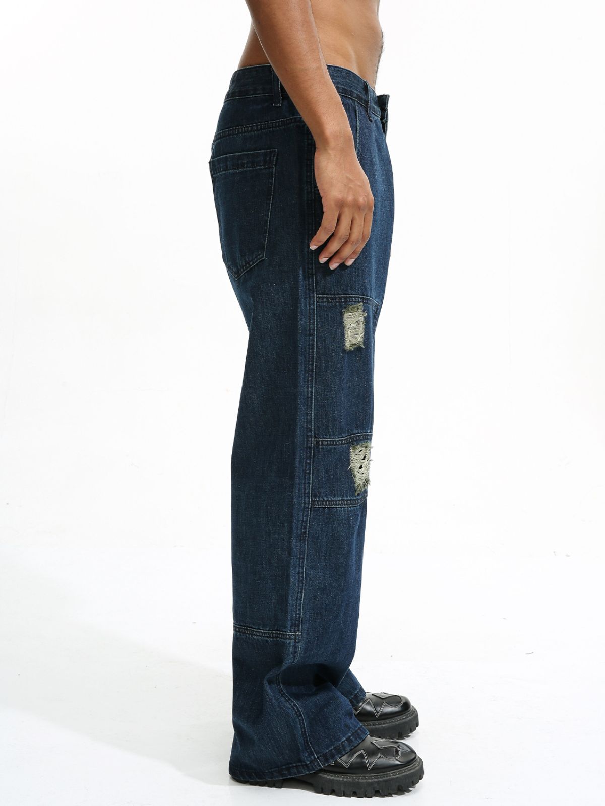 SENSE - Loose Basic Ripped Jeans | TEENWEAR.EU