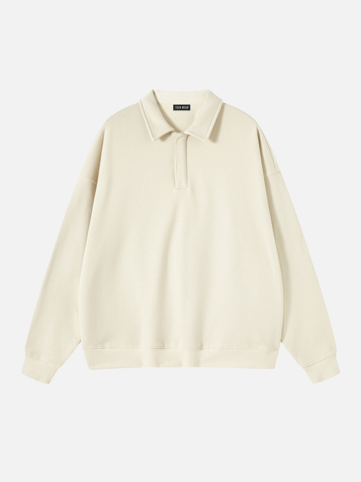 PULSE - Oversized Polo Shirt Beige | TEENWEAR.EU